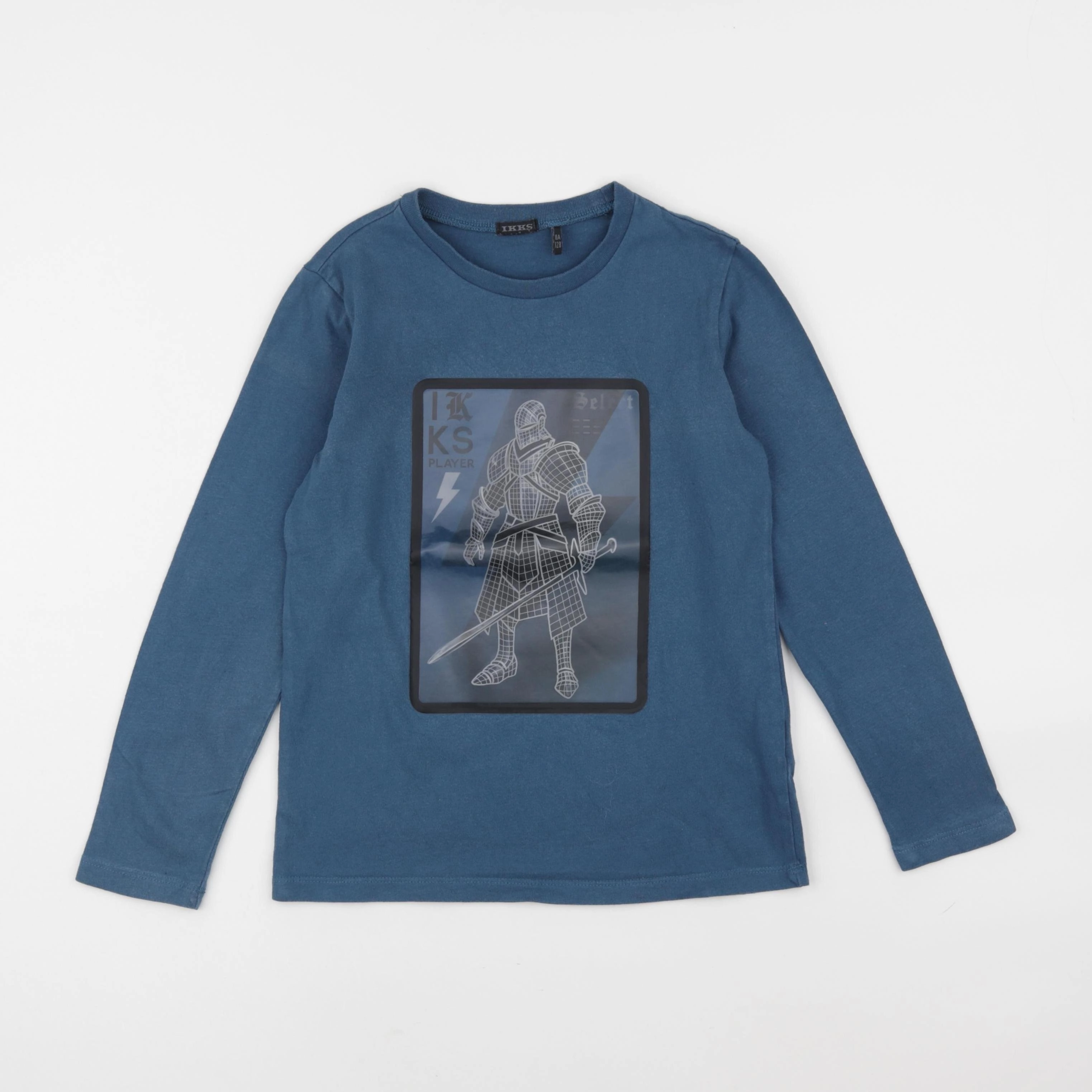 IKKS - tee-shirt bleu - 8 ans