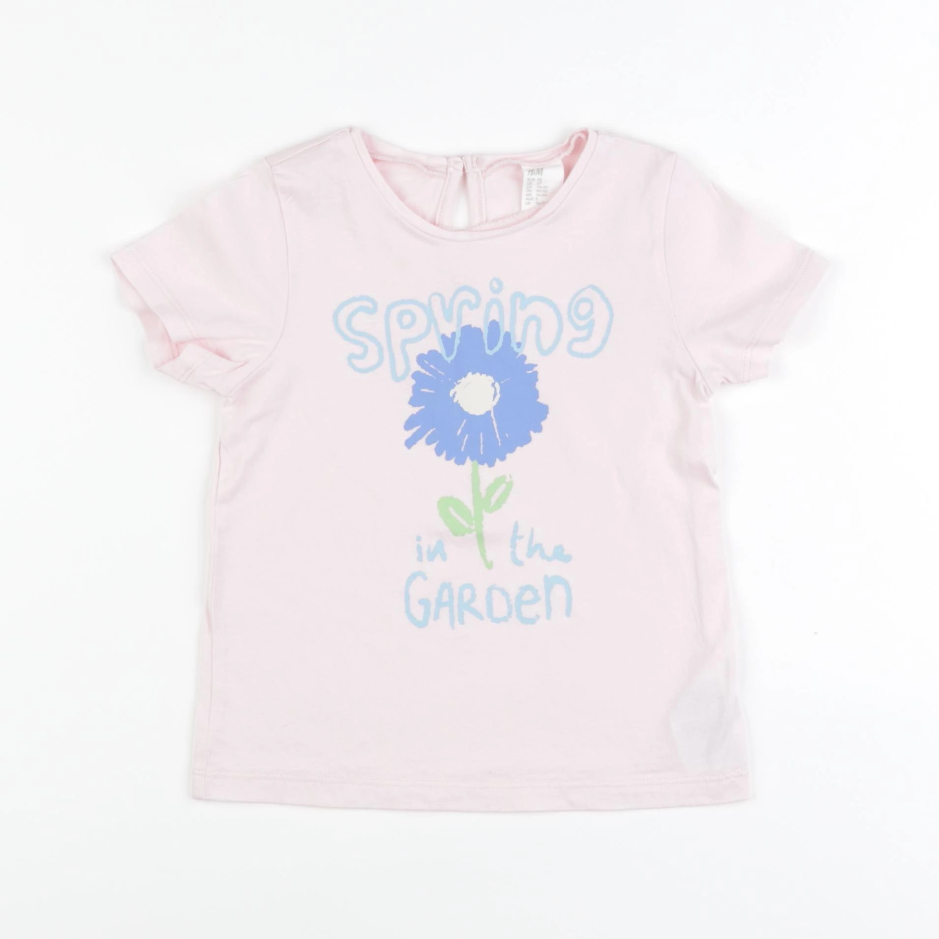 H&M - tee-shirt rose - 18/24 mois