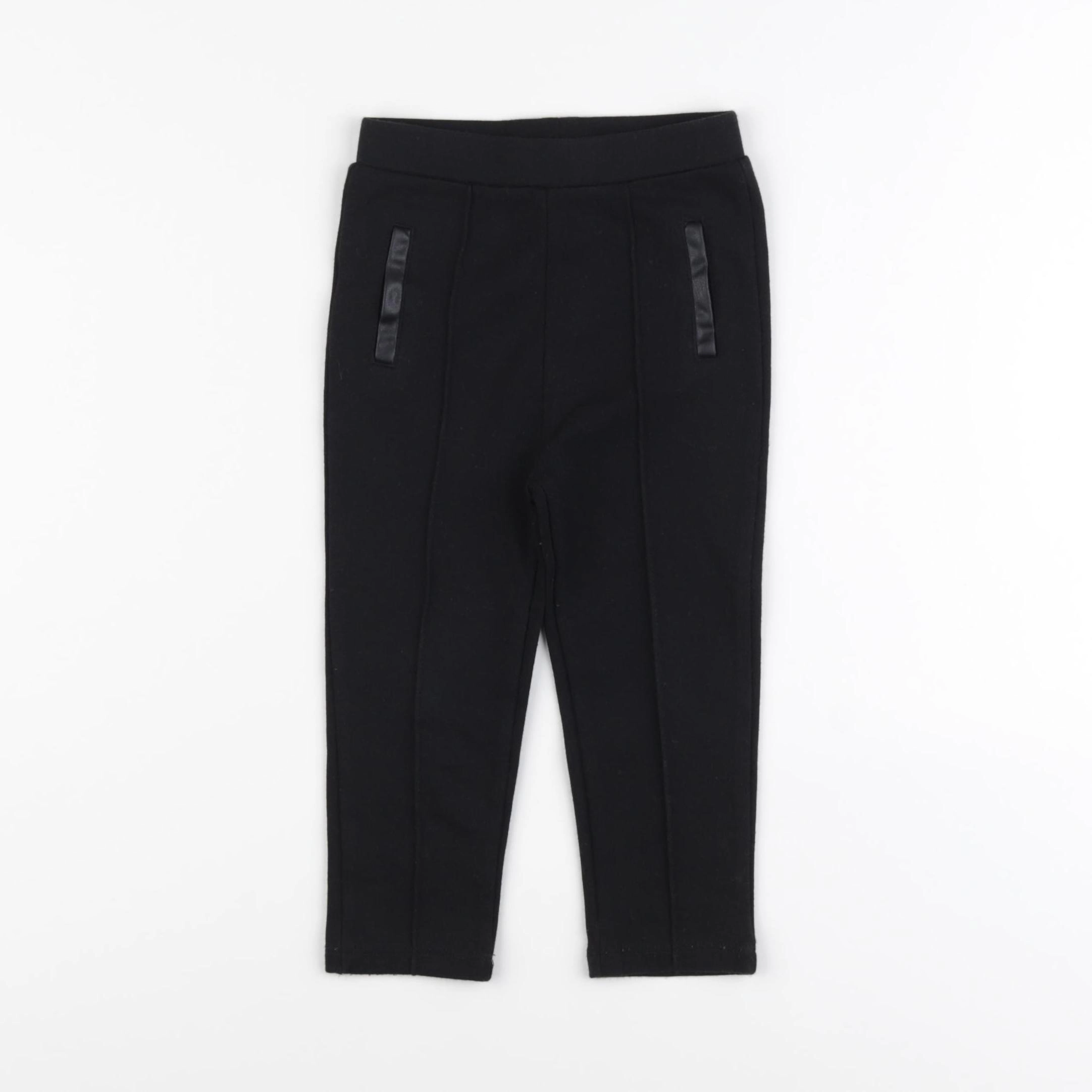 Mango - legging noir - 18/24 mois