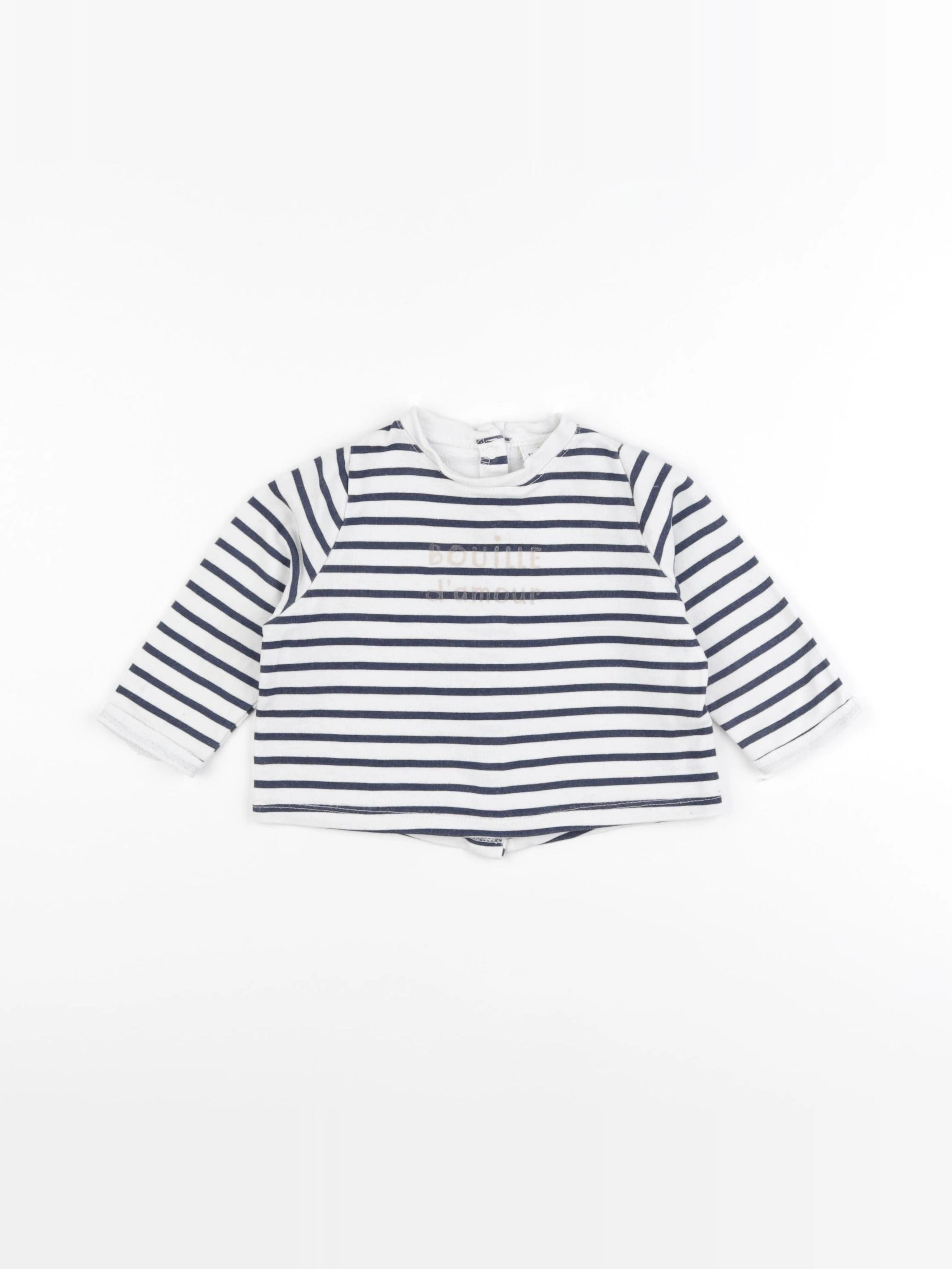 Tape à l'oeil - tee-shirt beige, bleu - 9 mois