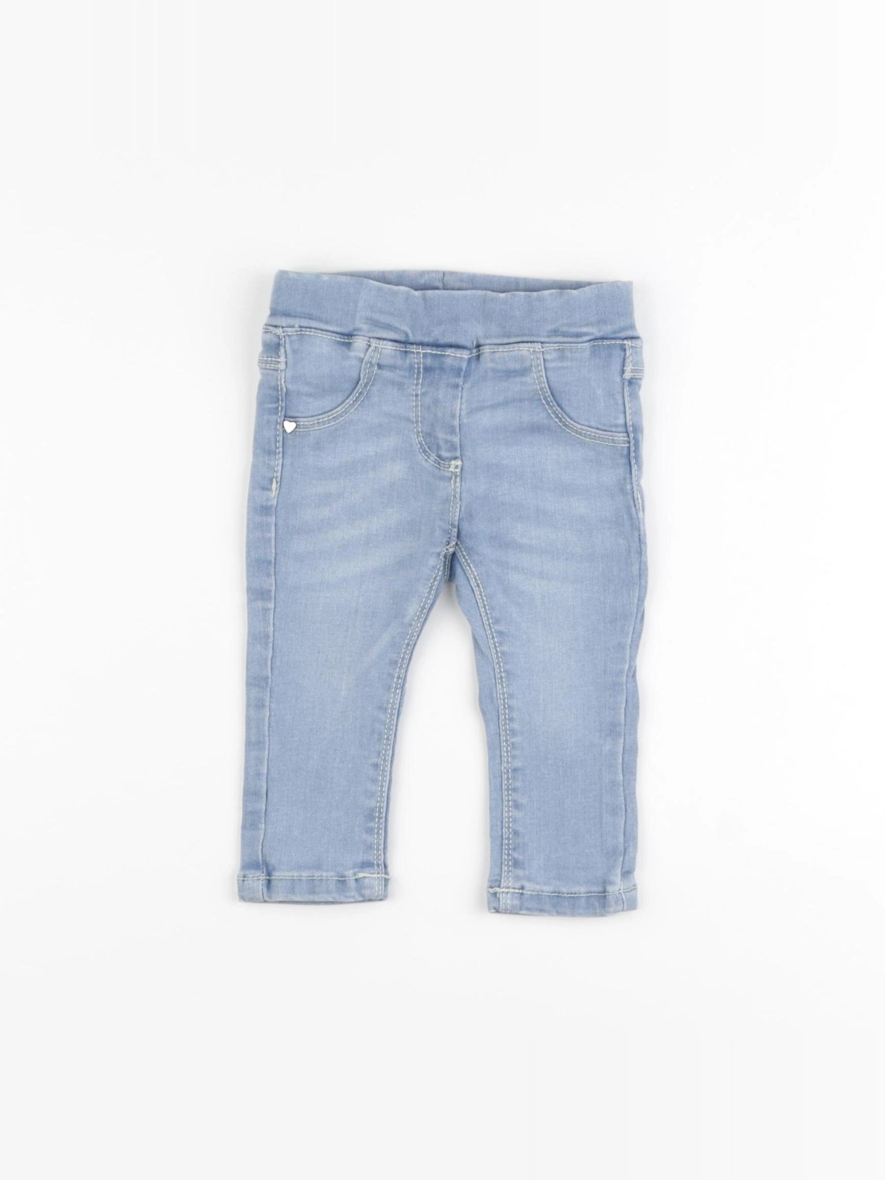 Tape à l'oeil - jegging bleu - 6 mois
