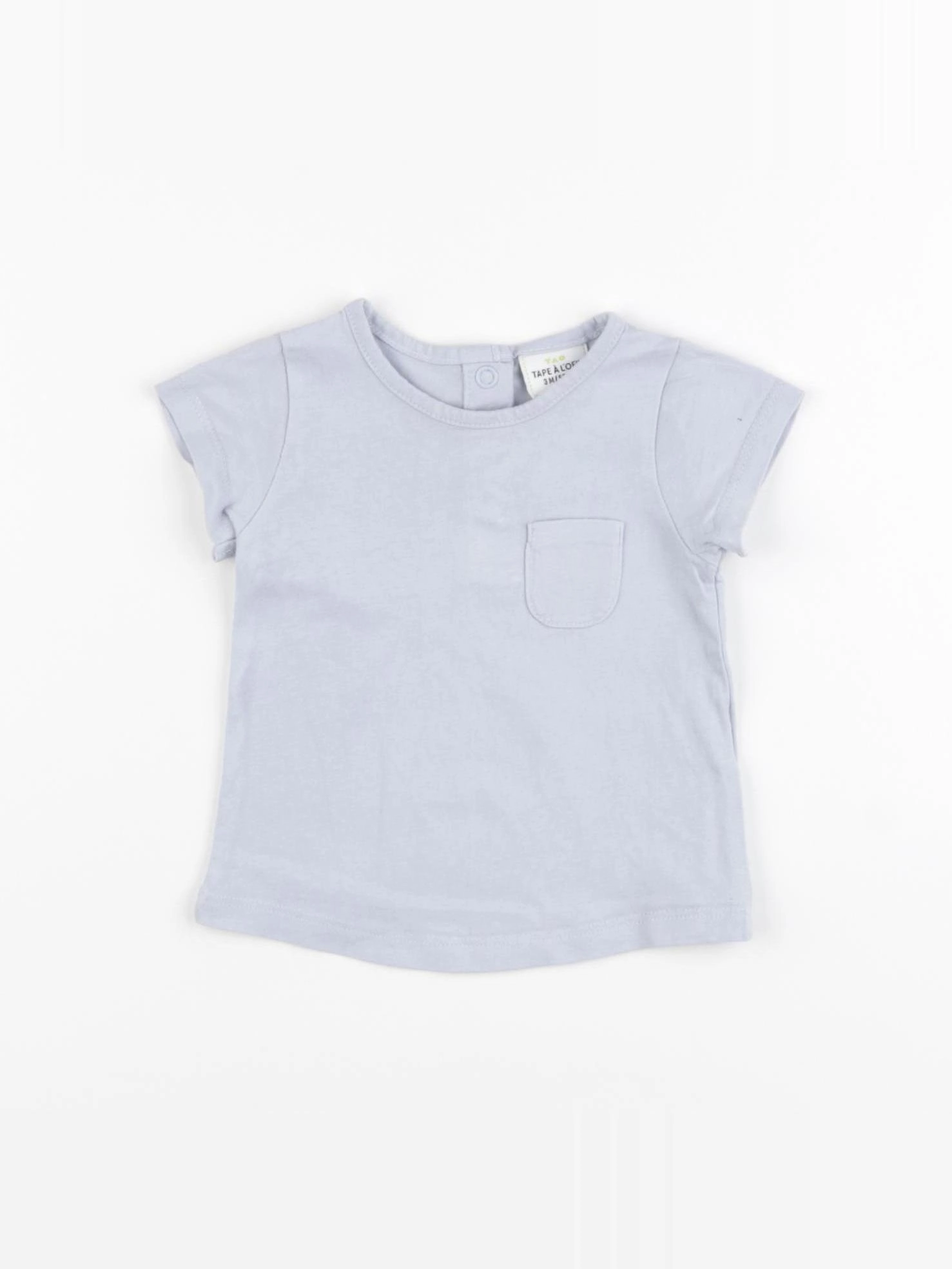 Tape à l'oeil - tee-shirt bleu - 3 mois