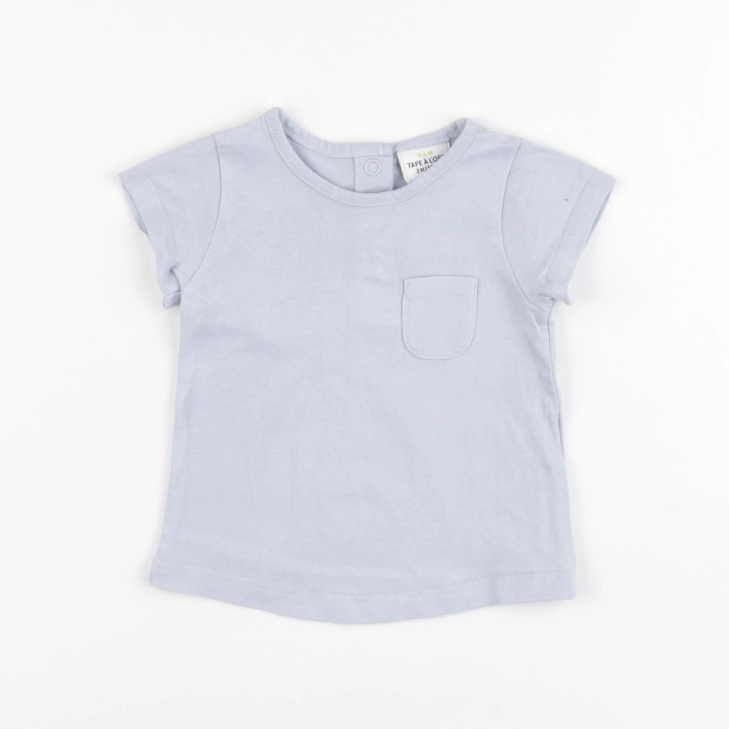 Tape à l'oeil - tee-shirt bleu - 3 mois