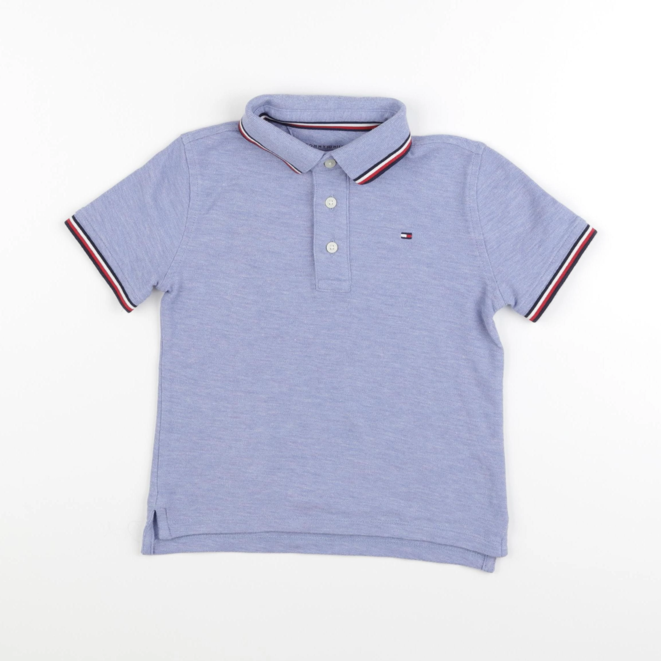 Tommy Hilfiger - polo bleu - 4/5 ans