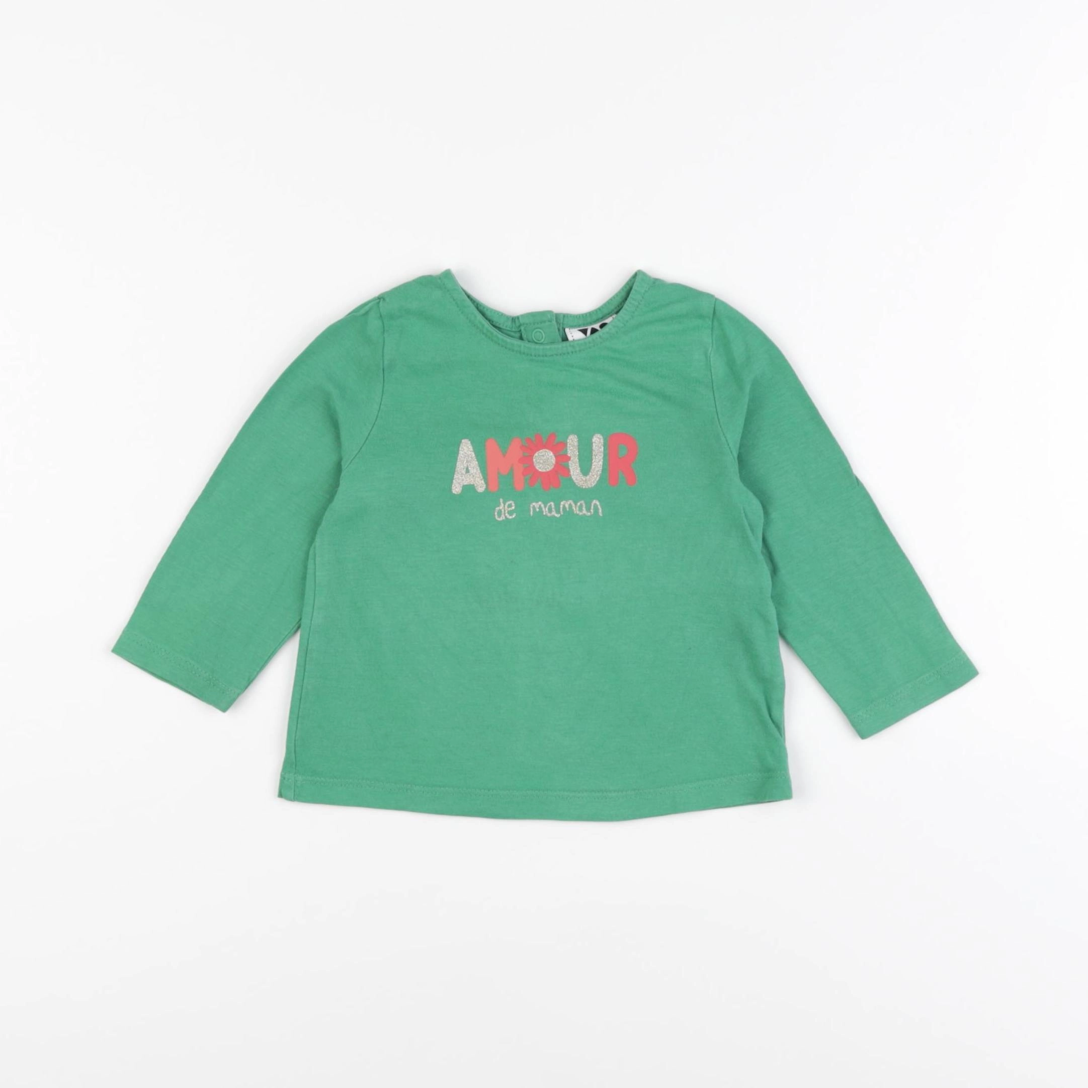 Tape à l'oeil - tee-shirt vert - 9 mois