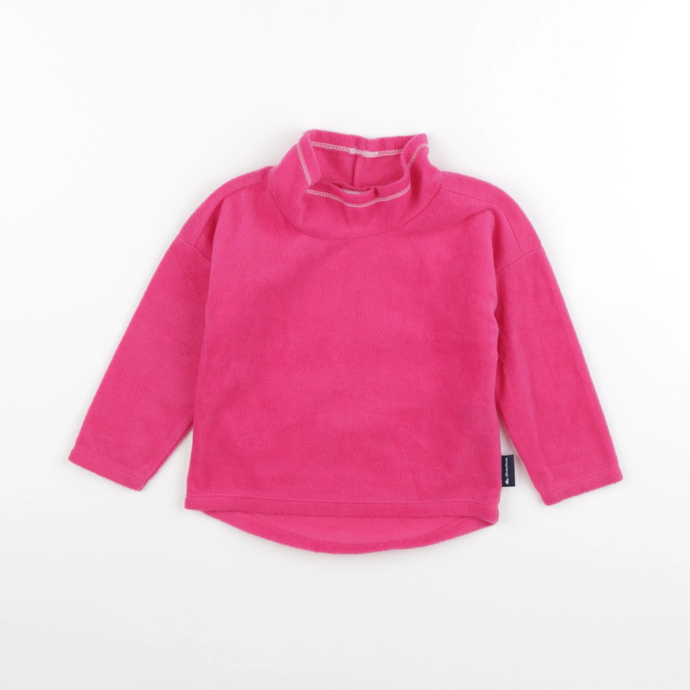 Decathlon ski - polaire rose - 2 ans