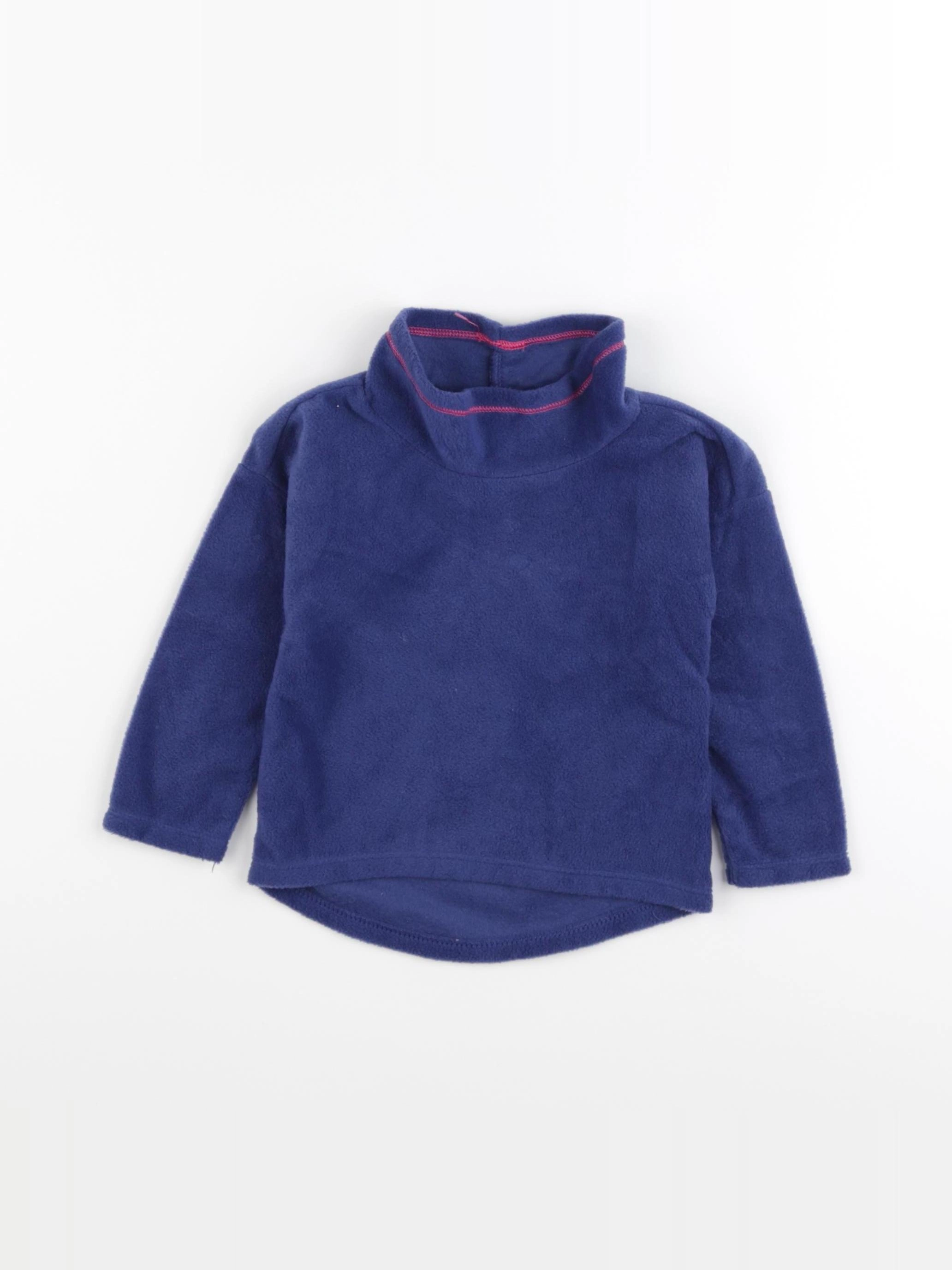 Decathlon ski - polaire bleu, rose - 2 ans