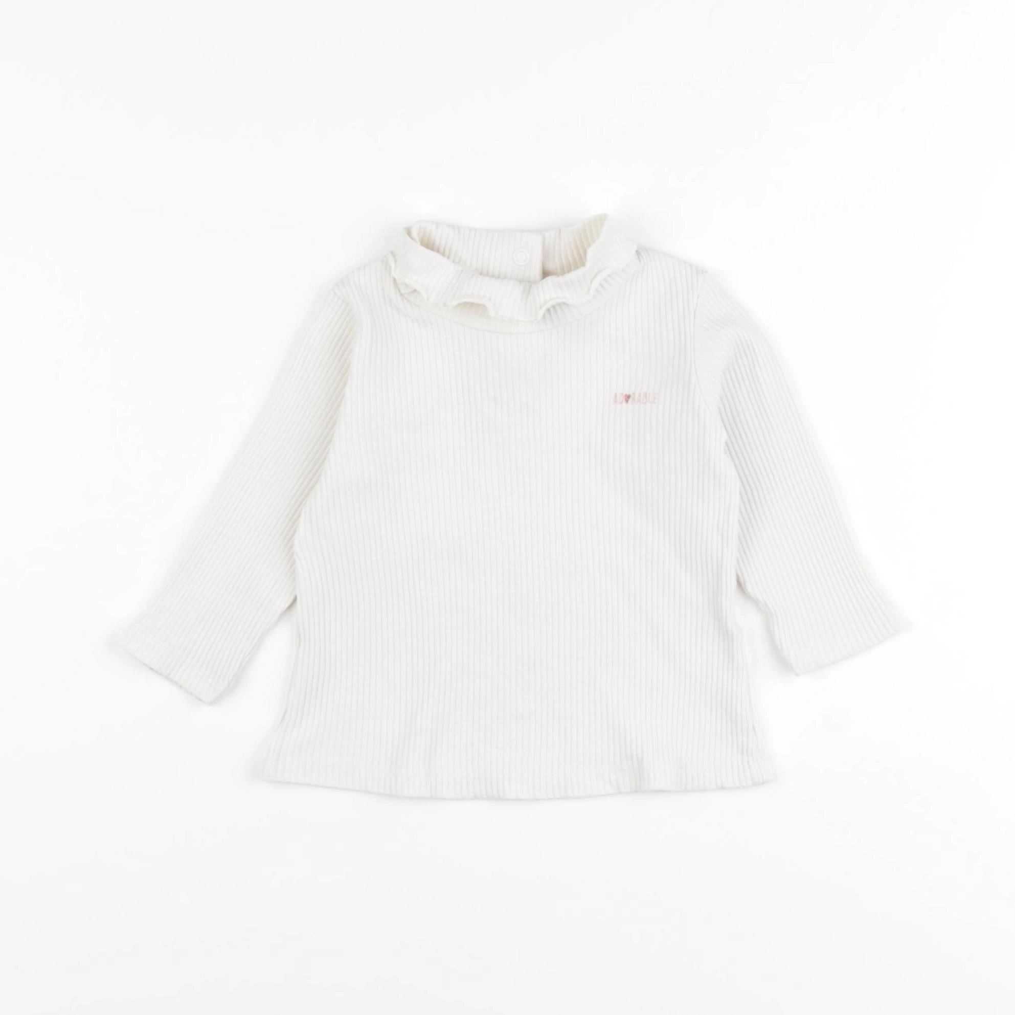 Tape à l'oeil - sous-pull beige - 9 mois