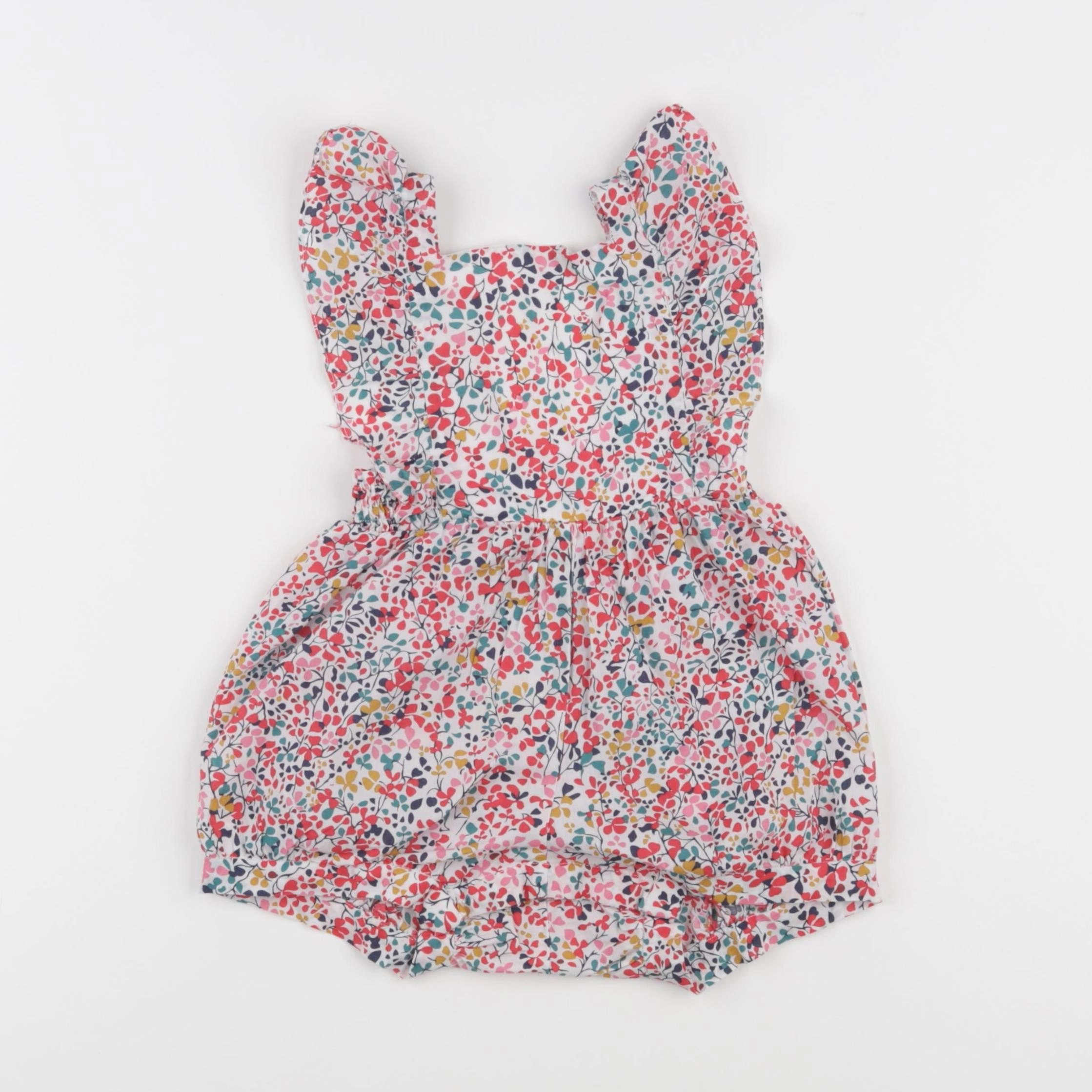 Jacadi - combinaison liberty multicolore - 24 mois