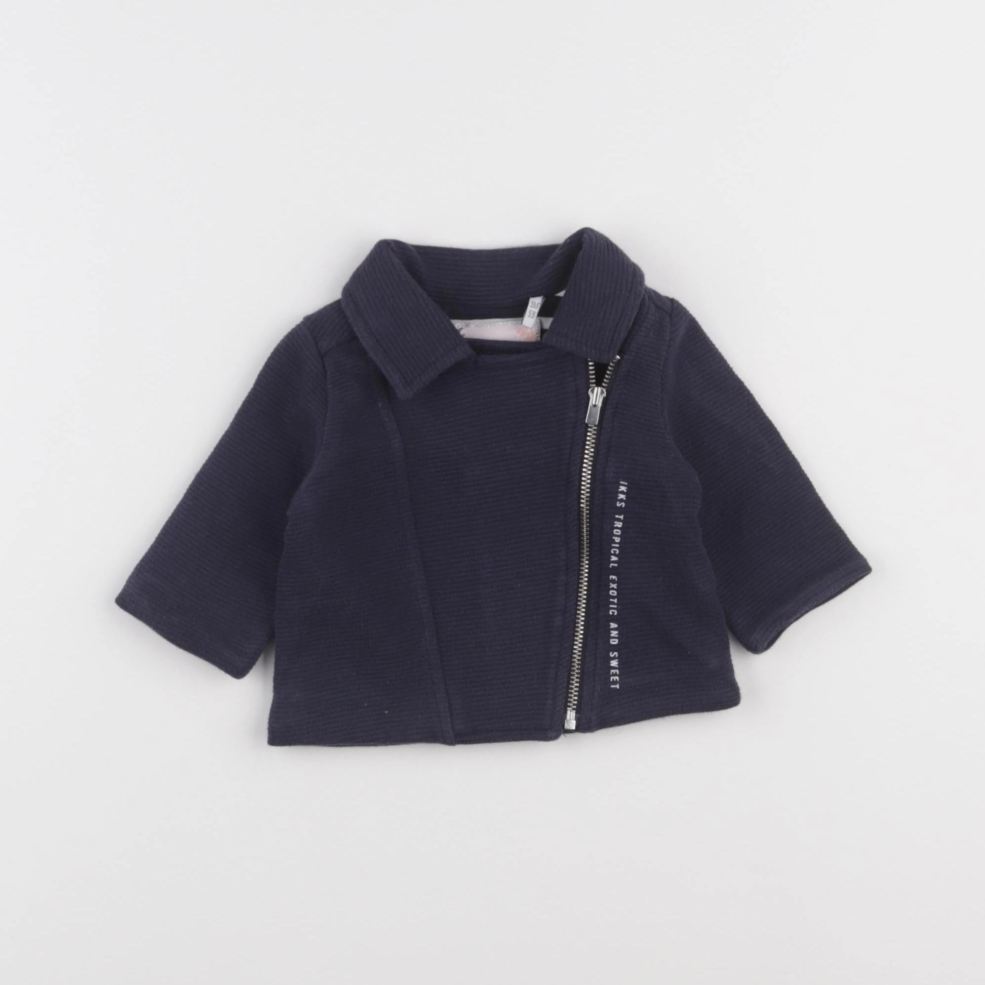 IKKS - veste bleu - 3 mois