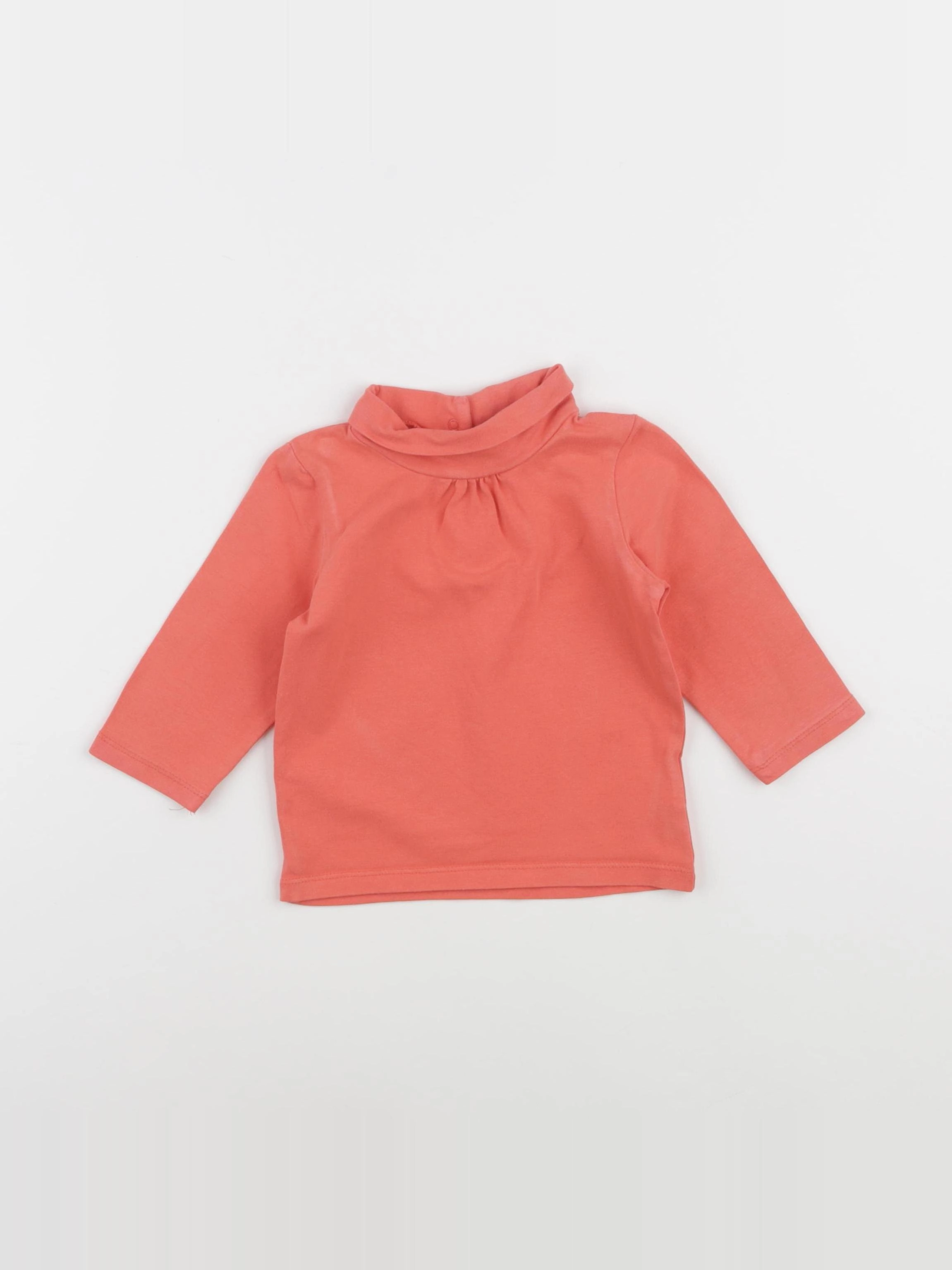 Vertbaudet - sous-pull rose - 9 mois