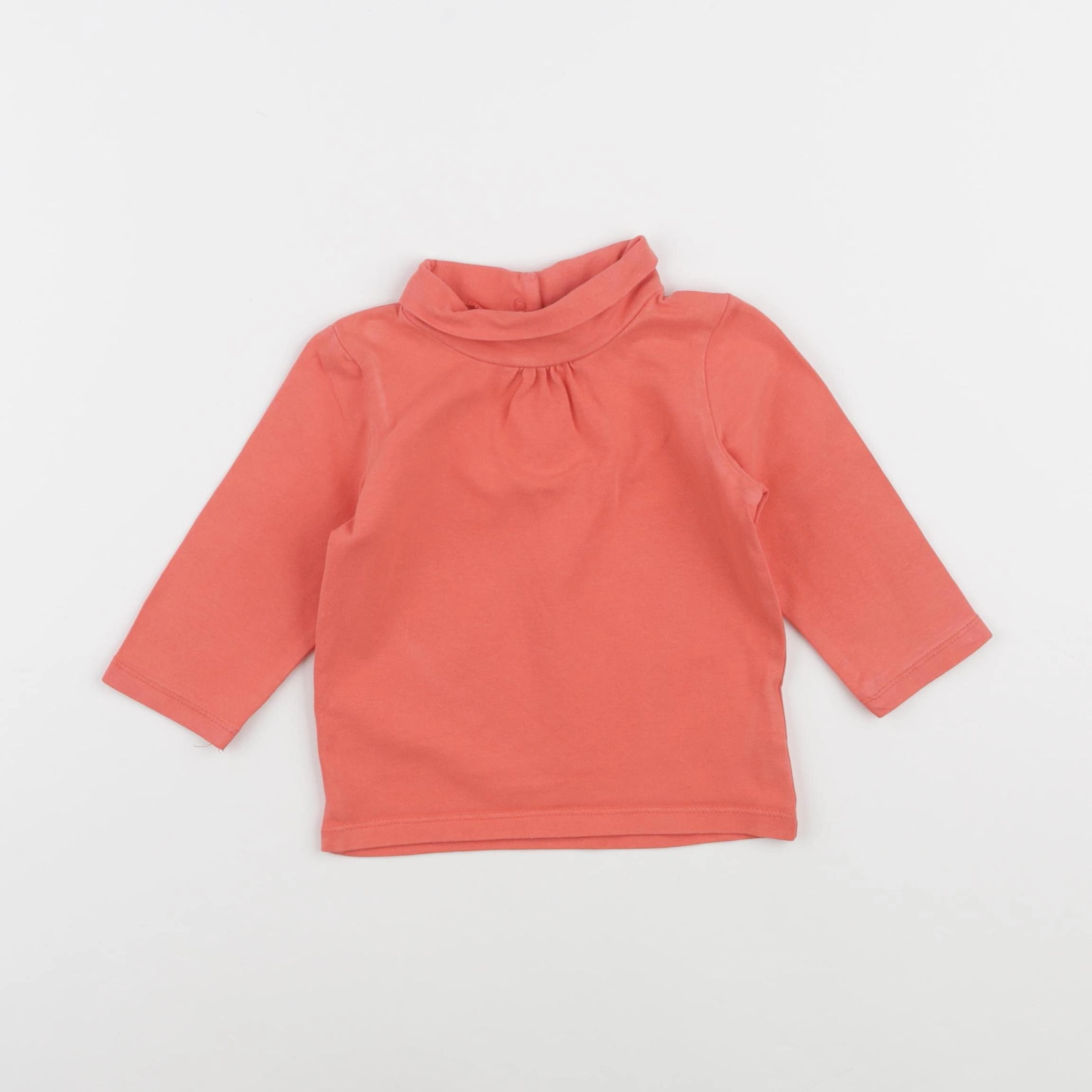 Vertbaudet - sous-pull rose - 9 mois