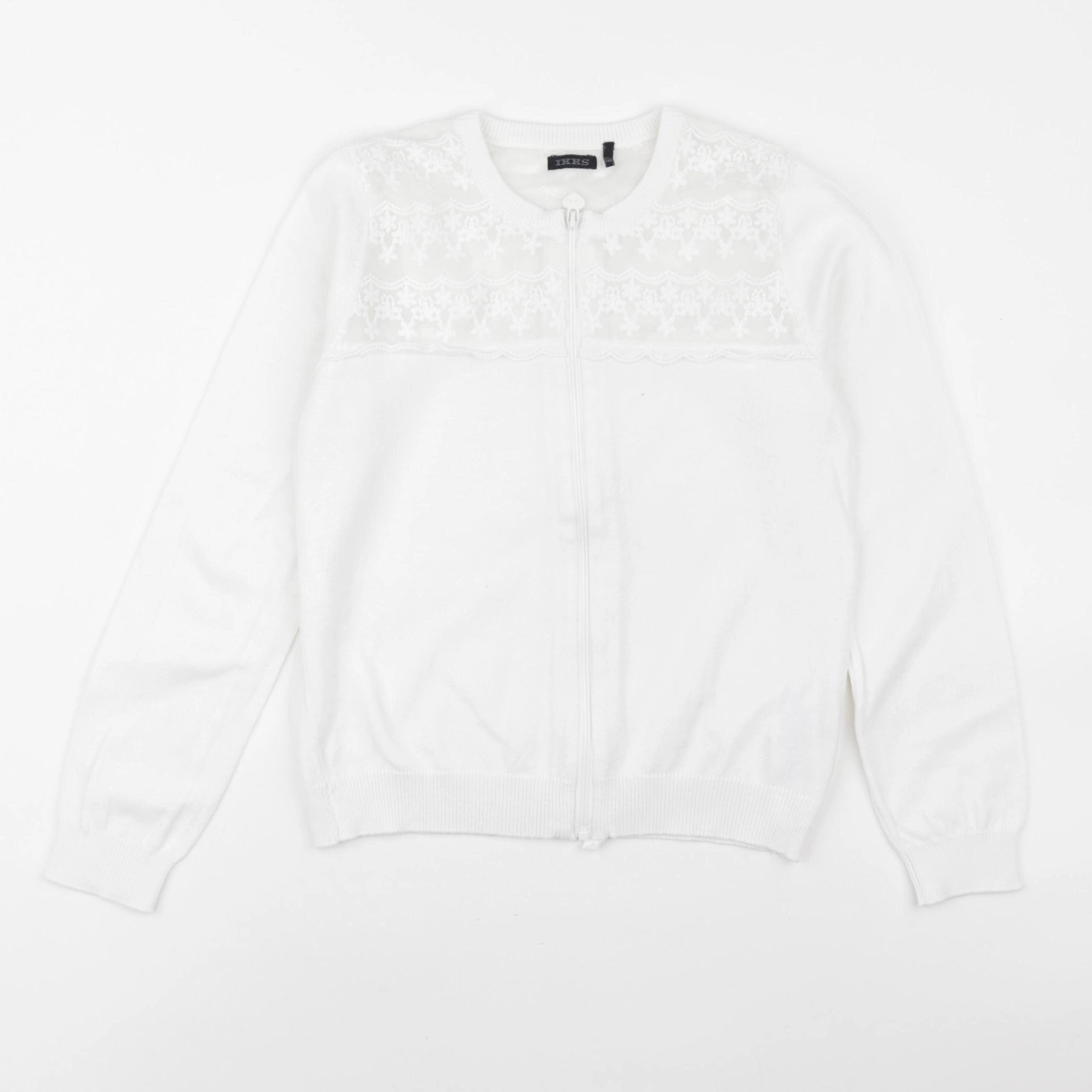 IKKS - gilet blanc - 10 ans