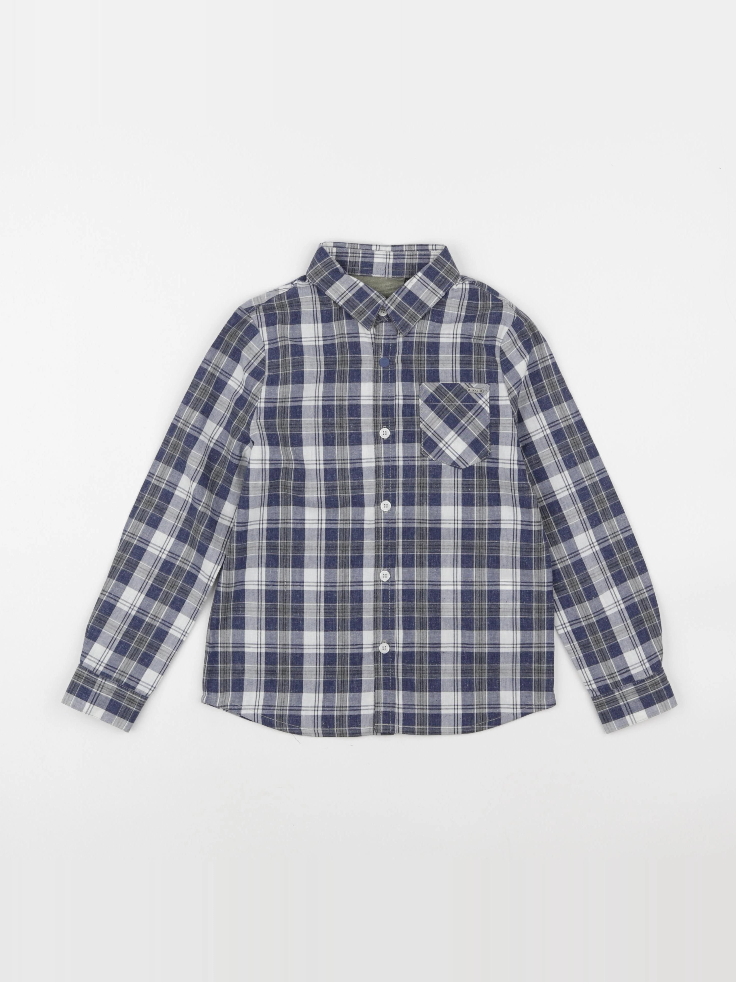 IKKS - chemise imprimé au dos bleu - 5 ans