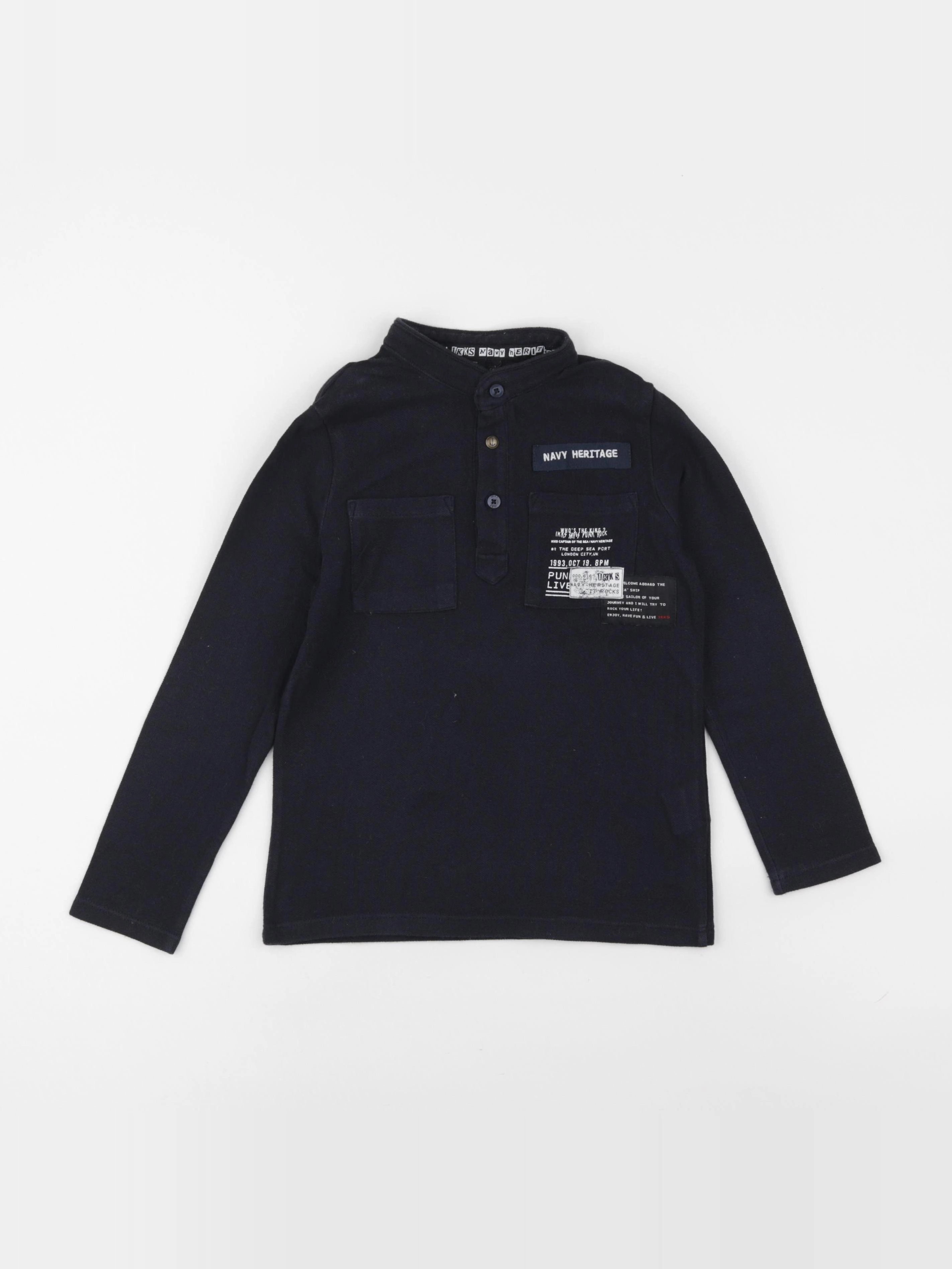 IKKS - tee-shirt bleu - 5 ans