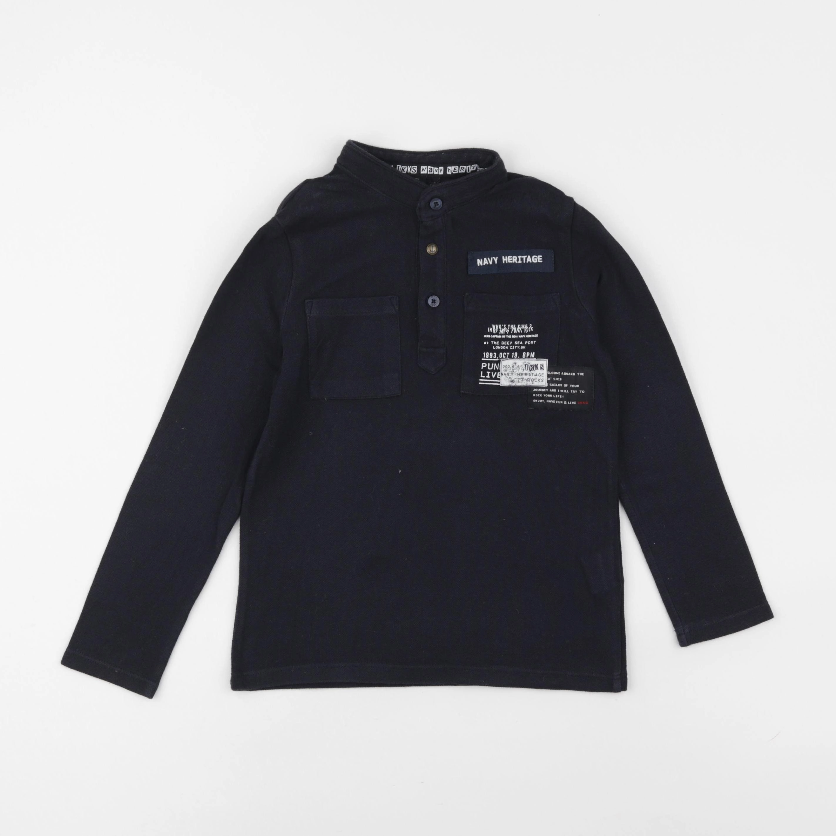 IKKS - tee-shirt bleu - 5 ans