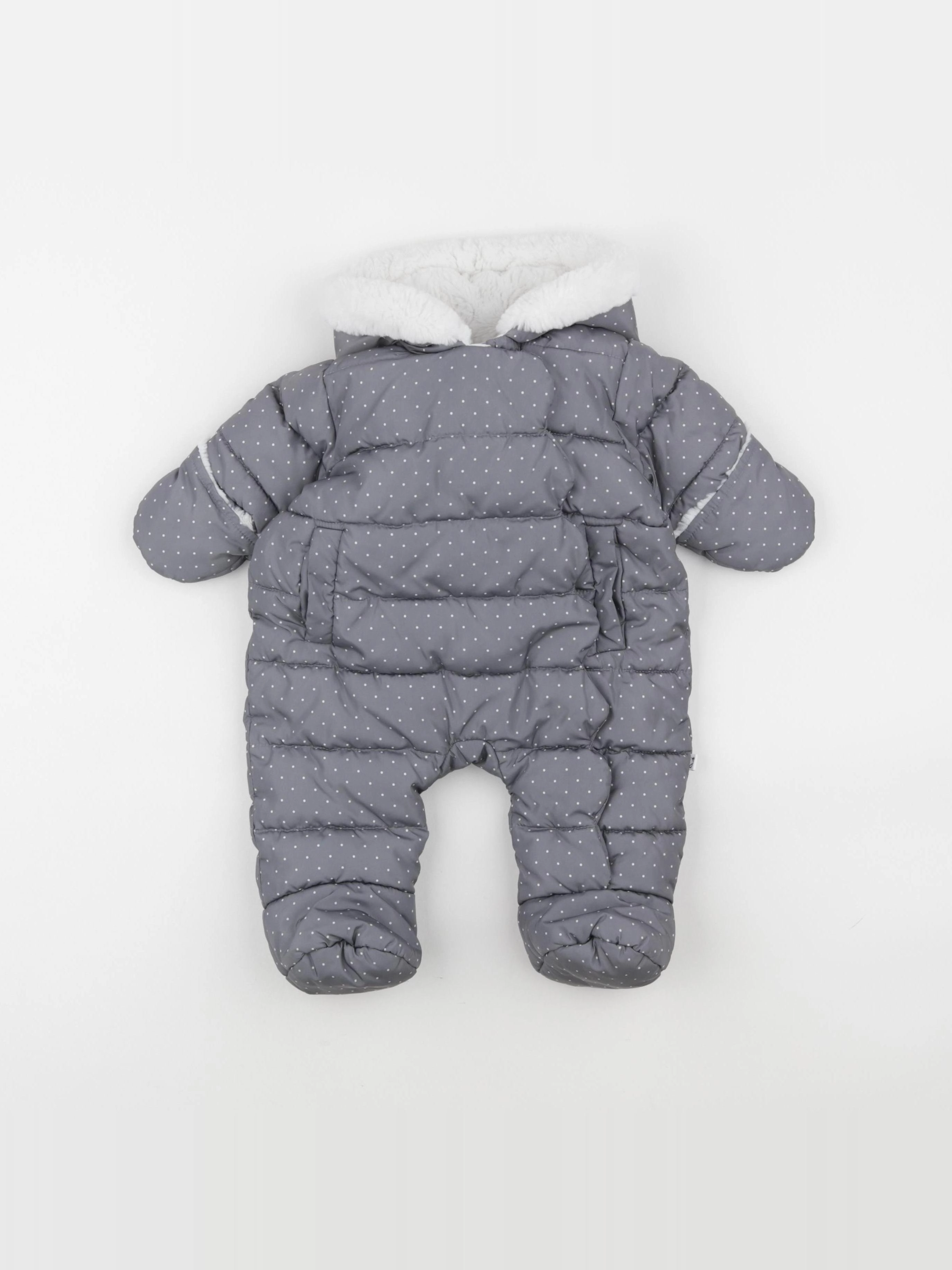 Jacadi - combi-pilote gris - 3 mois