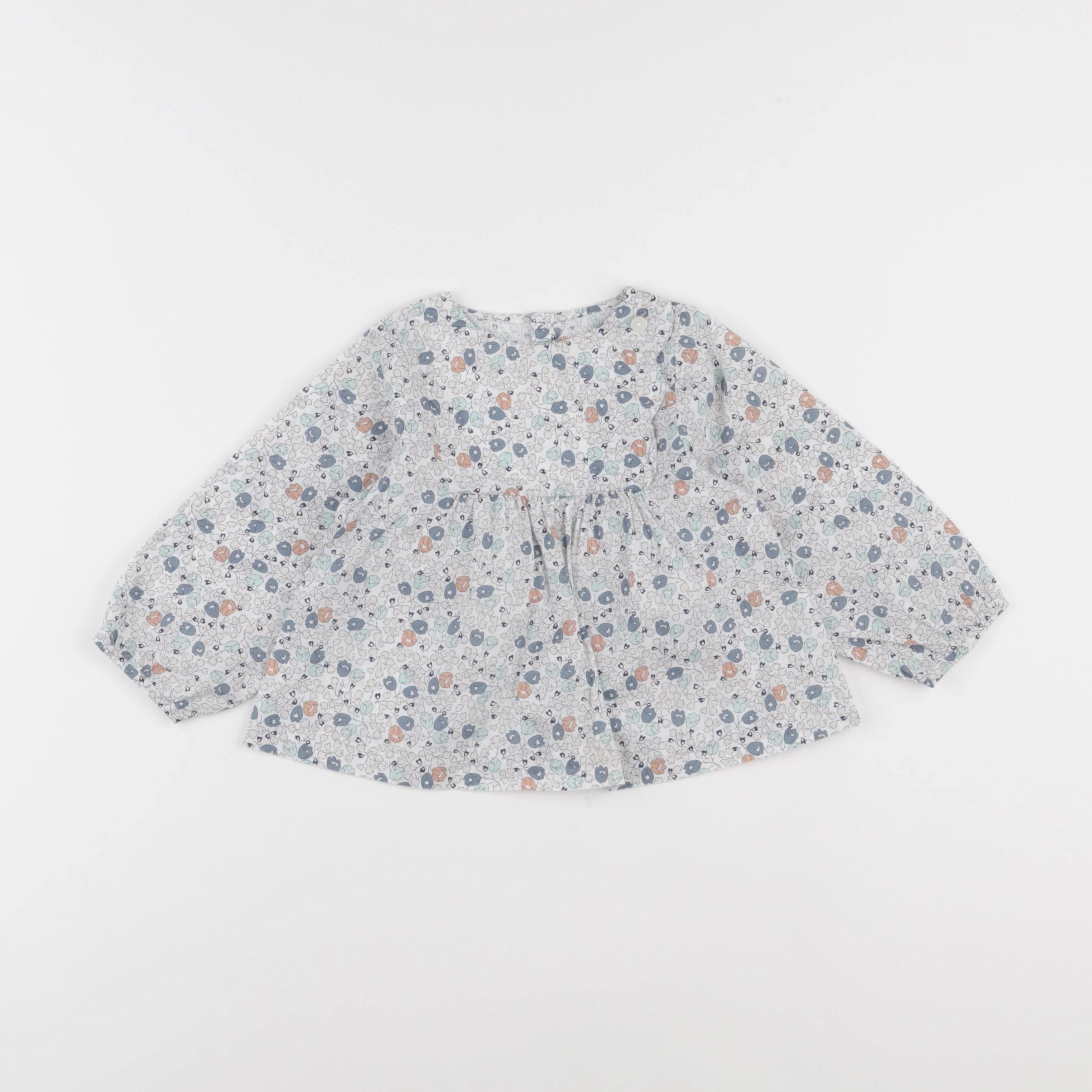 Jacadi - blouse liberty blanc - 18 mois