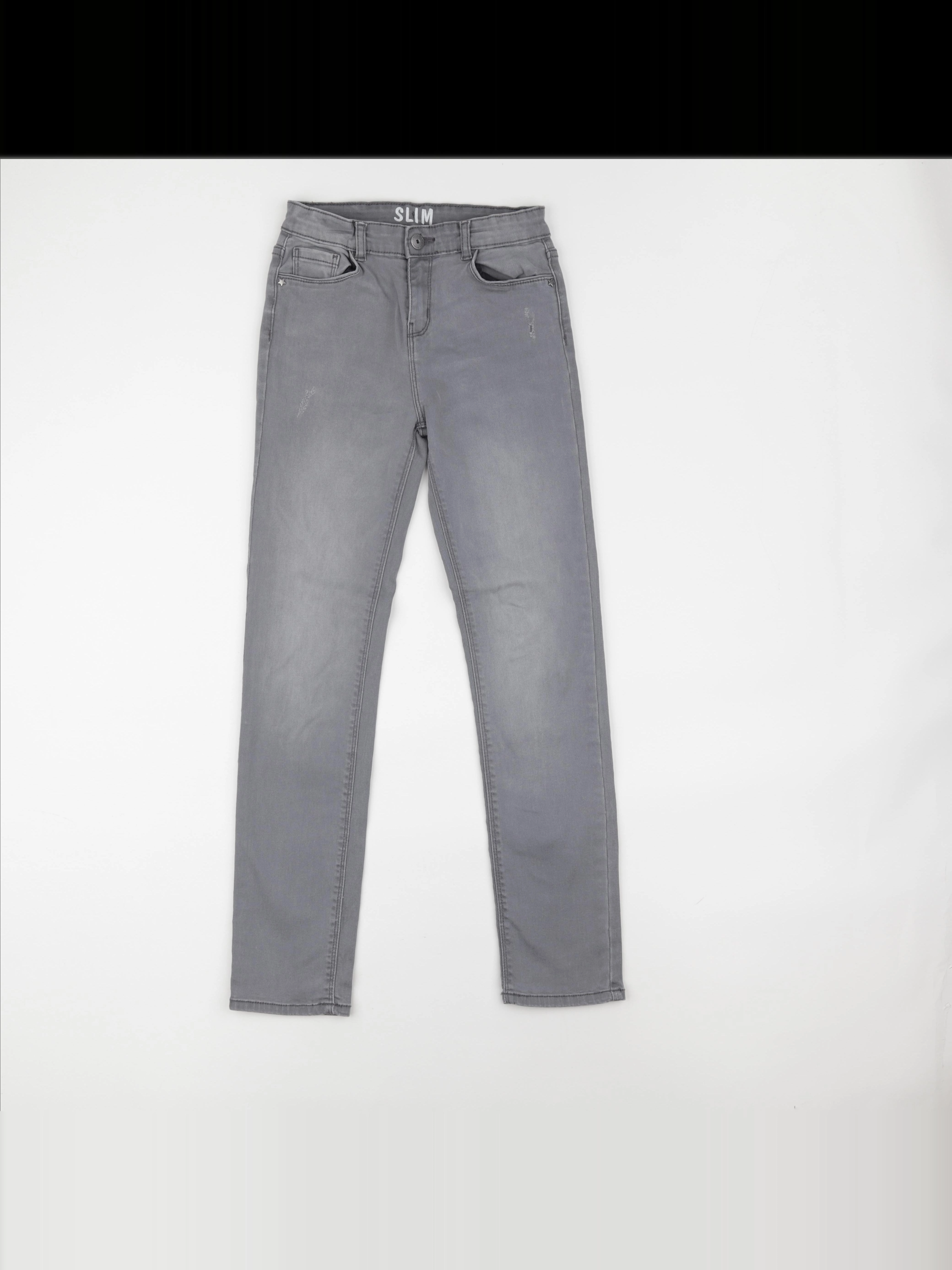 Vertbaudet - jean gris - 12 ans