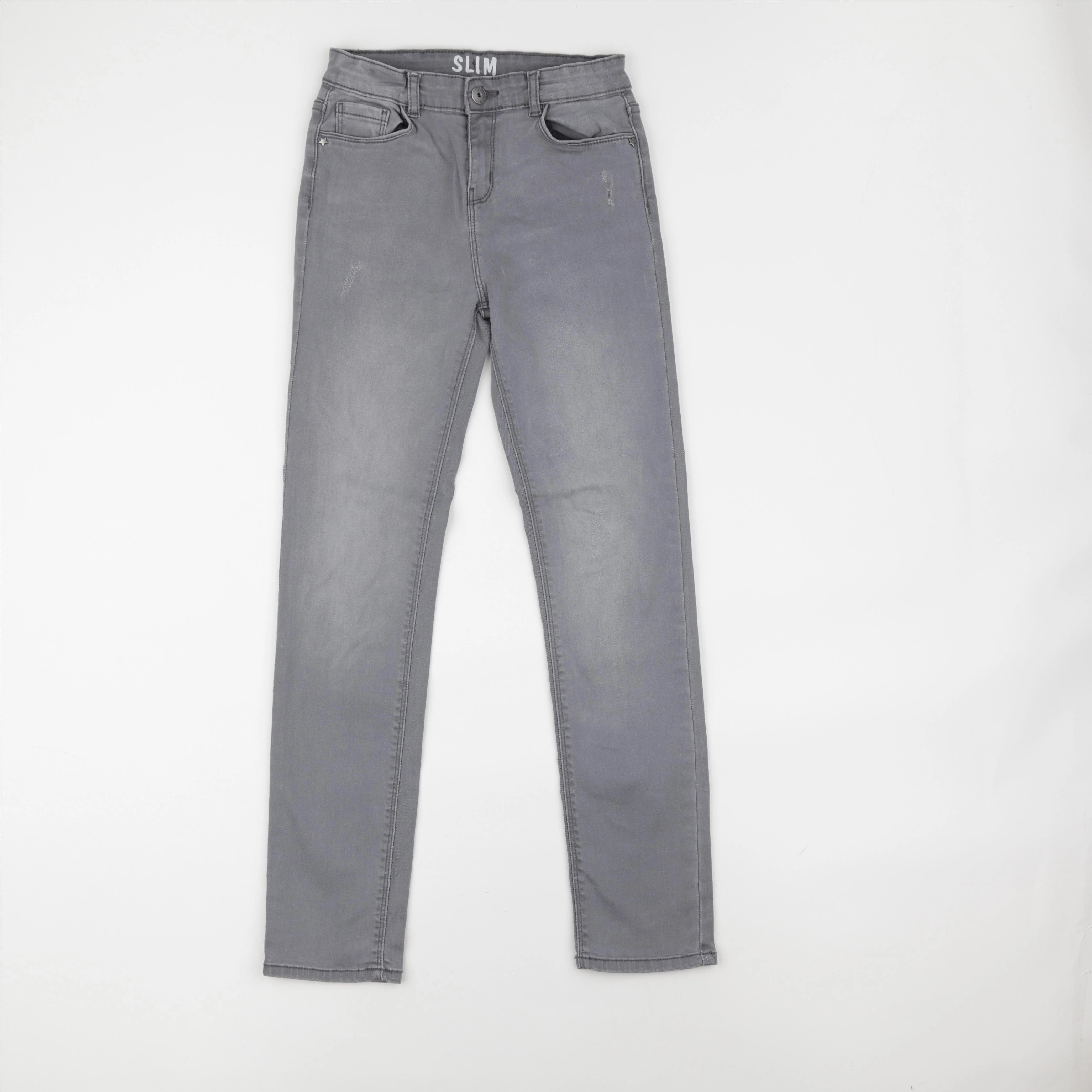 Vertbaudet - jean gris - 12 ans