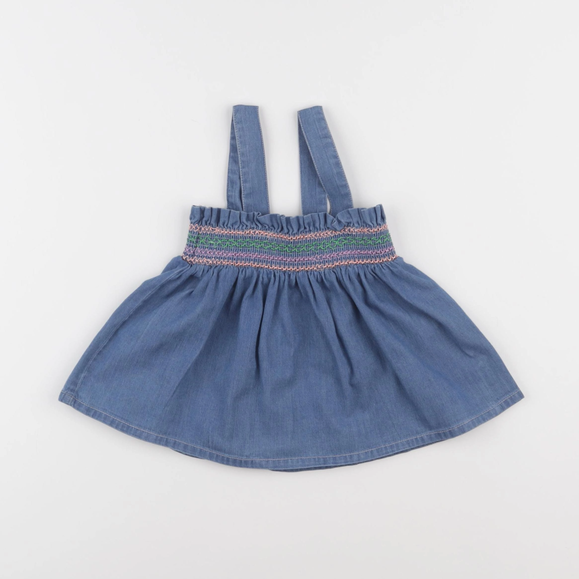 Monoprix - blouse bleu - 3 ans
