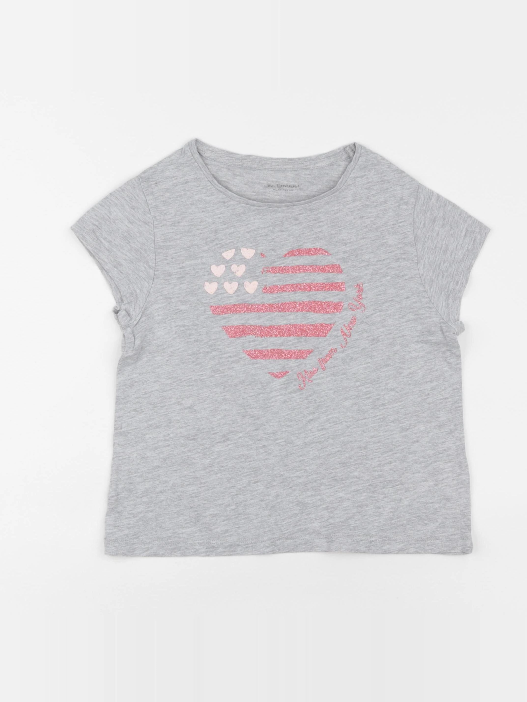 Vertbaudet - tee-shirt gris - 8 ans