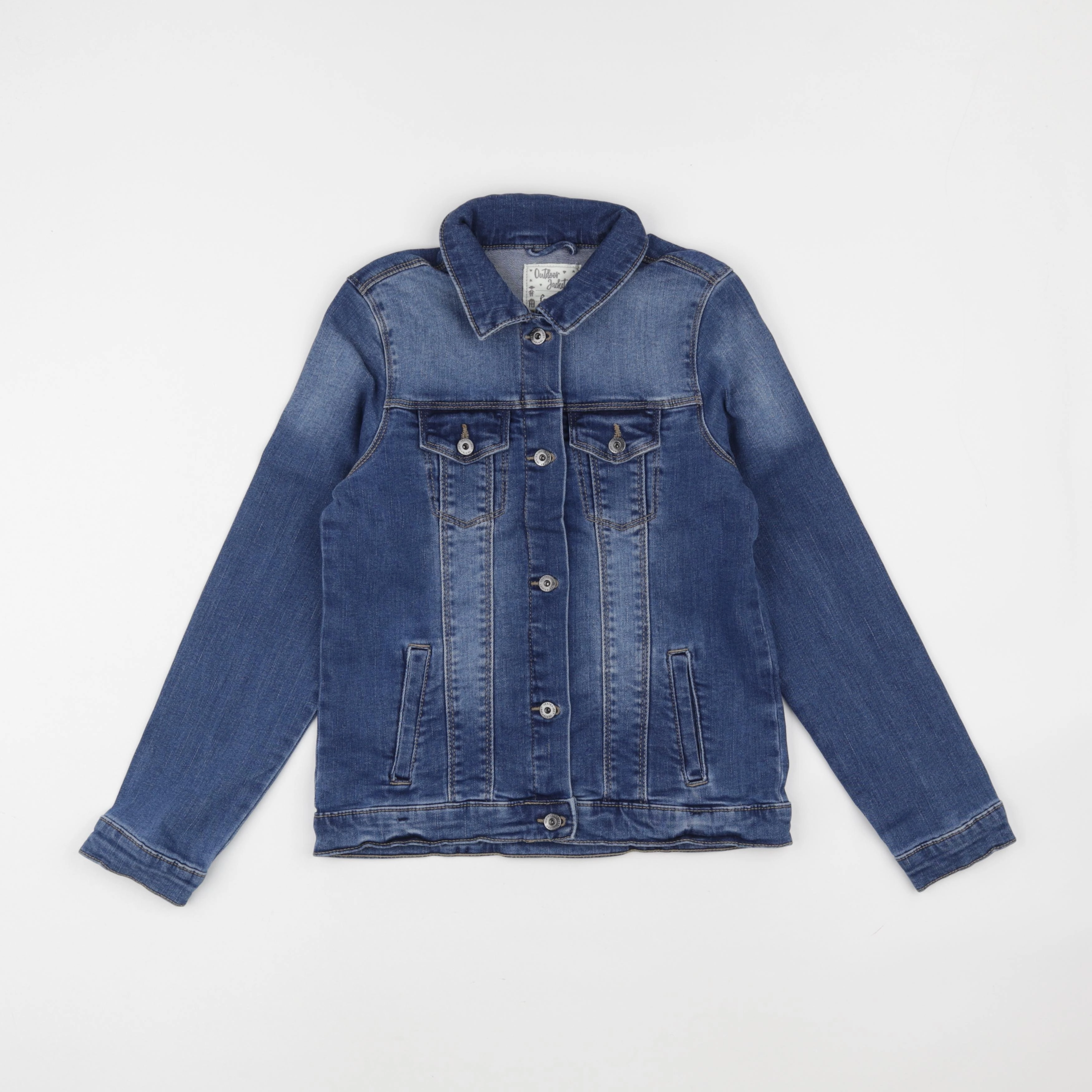 Vertbaudet - veste bleu - 10 ans