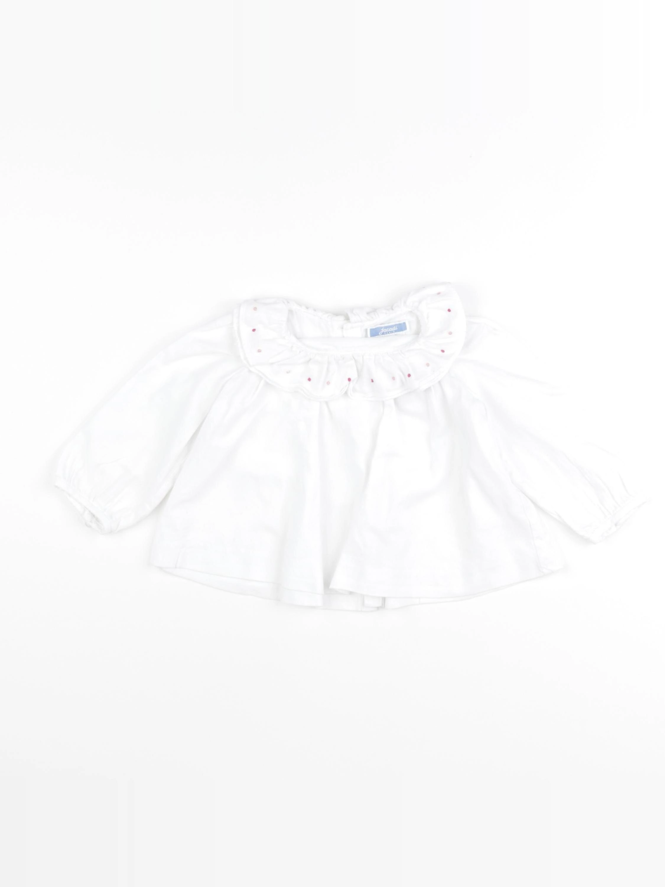 Jacadi - blouse blanc - 12 mois