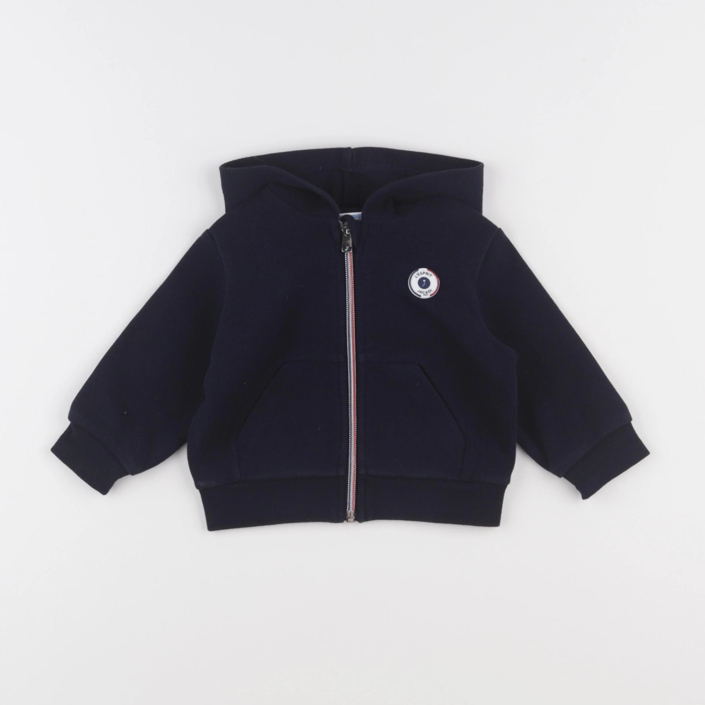 Jacadi - sweat bleu - 12 mois
