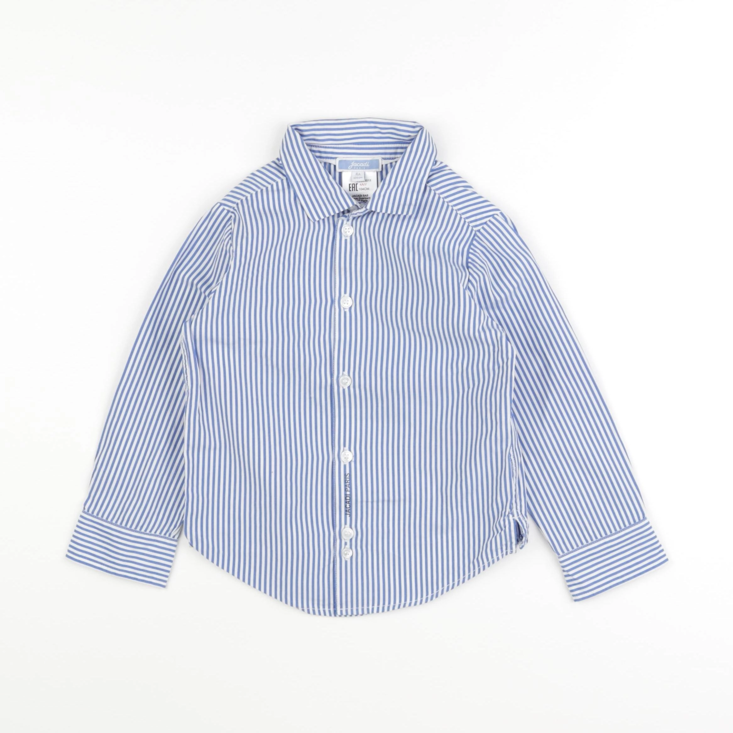 Jacadi - chemise bleu - 4 ans