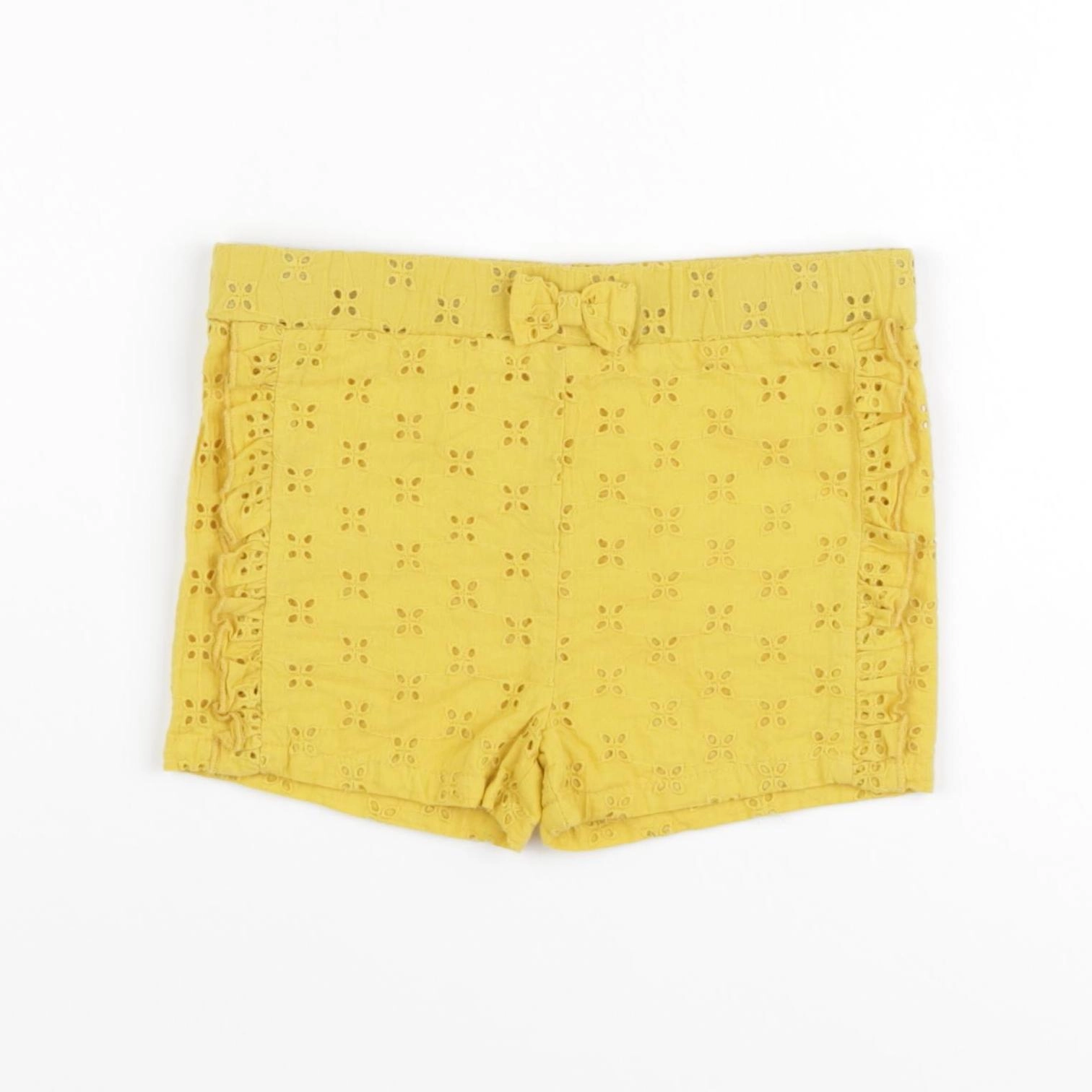 Vertbaudet - short jaune - 18 mois