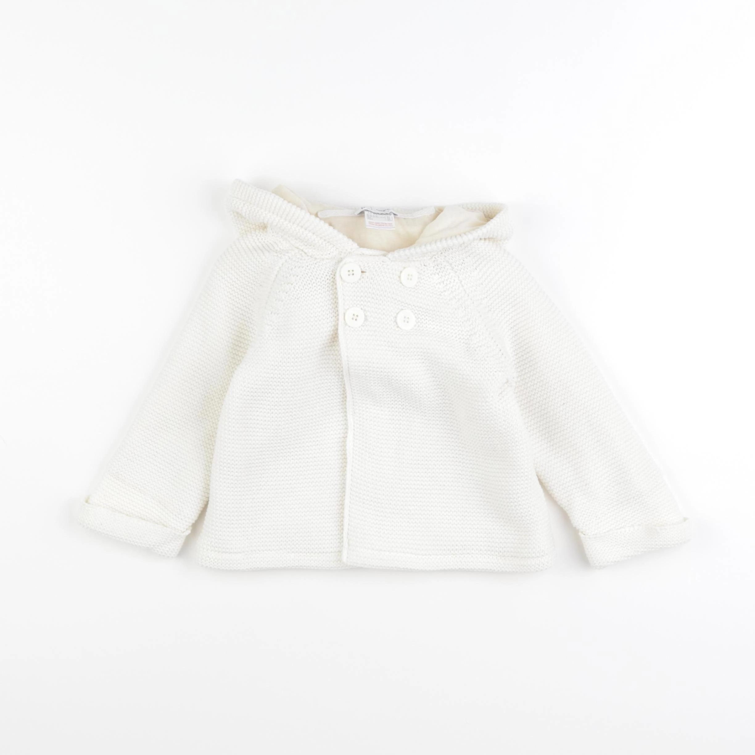La Redoute - gilet blanc - 18 mois