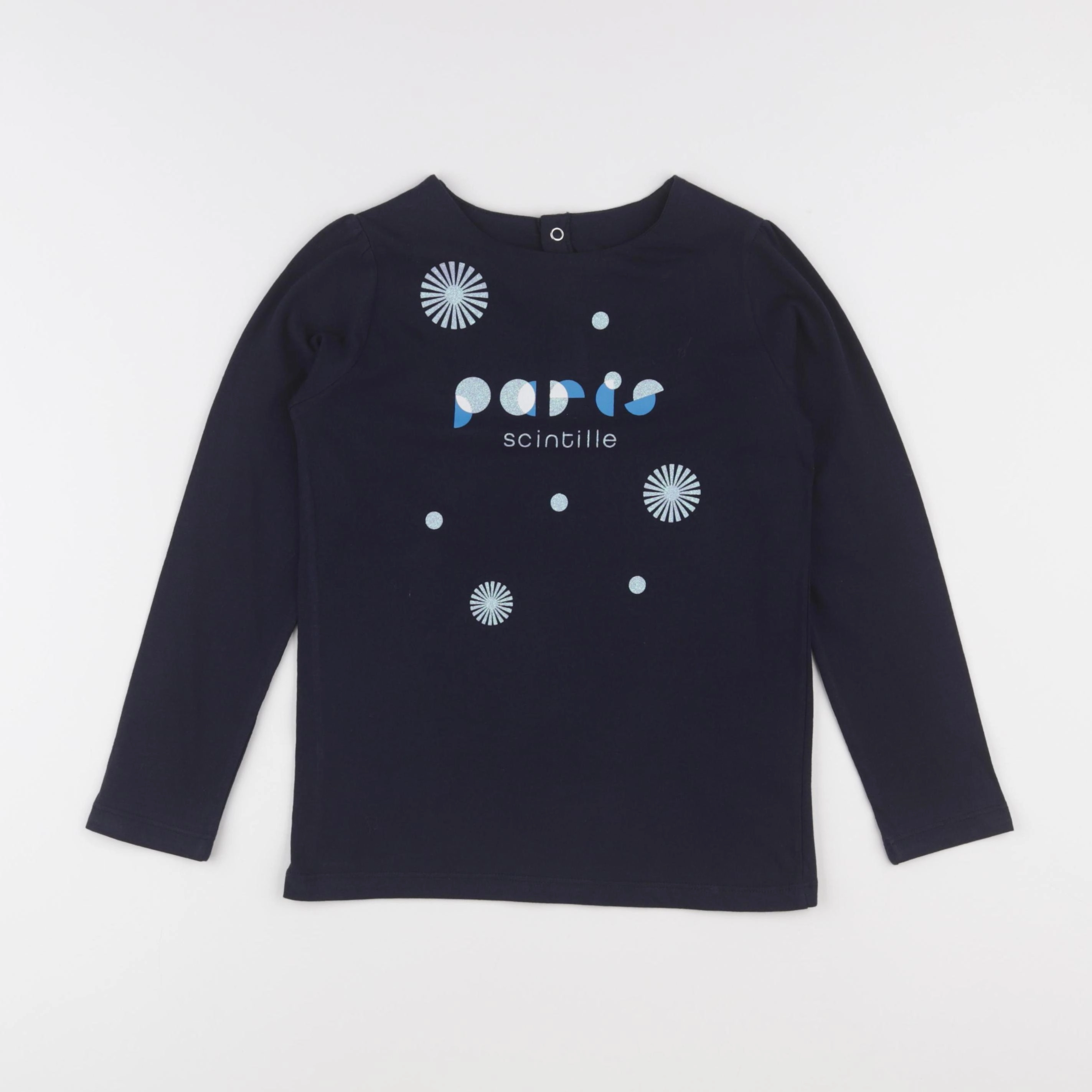 Jacadi - tee-shirt bleu - 8 ans