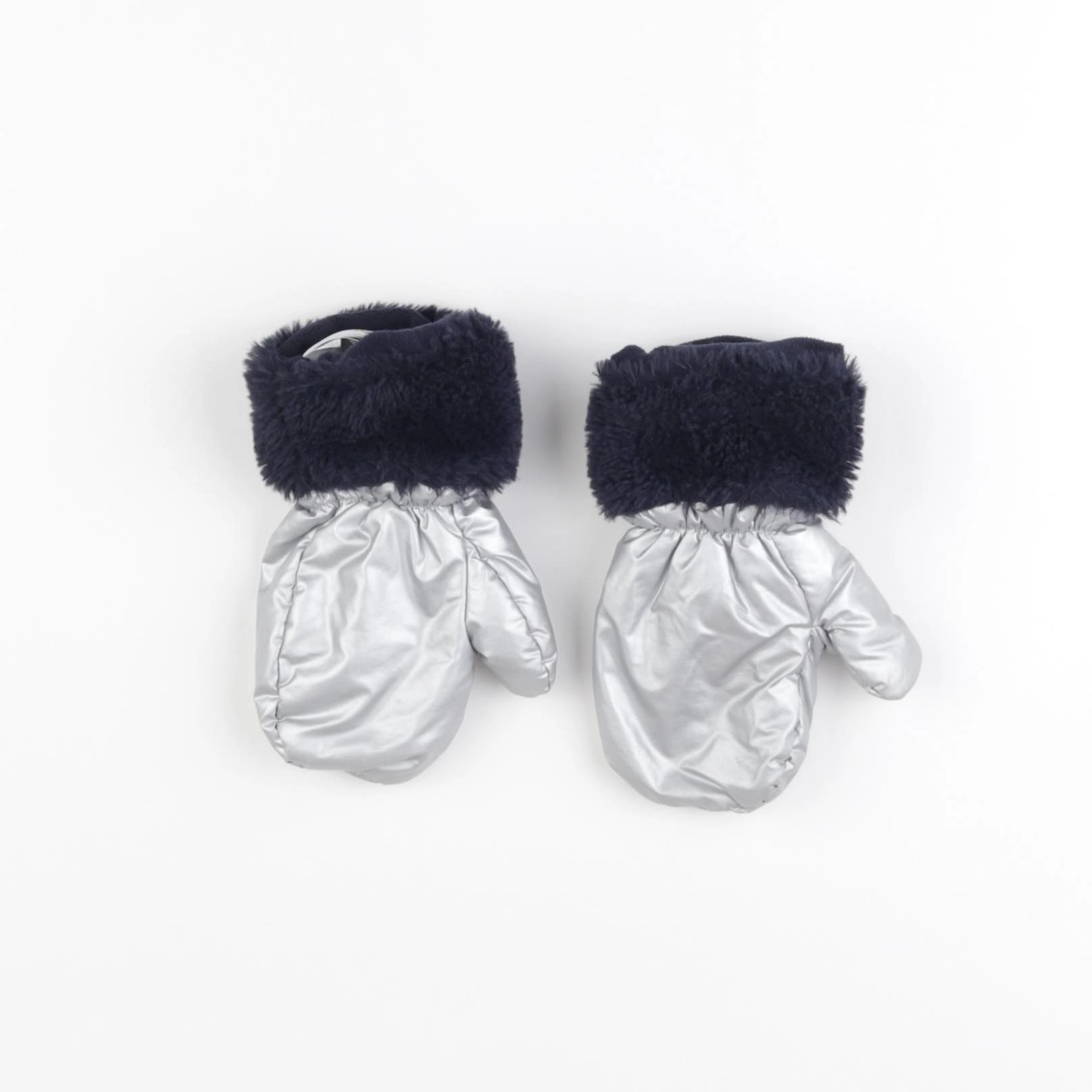 Jacadi - moufles argent, bleu - 6/8 ans