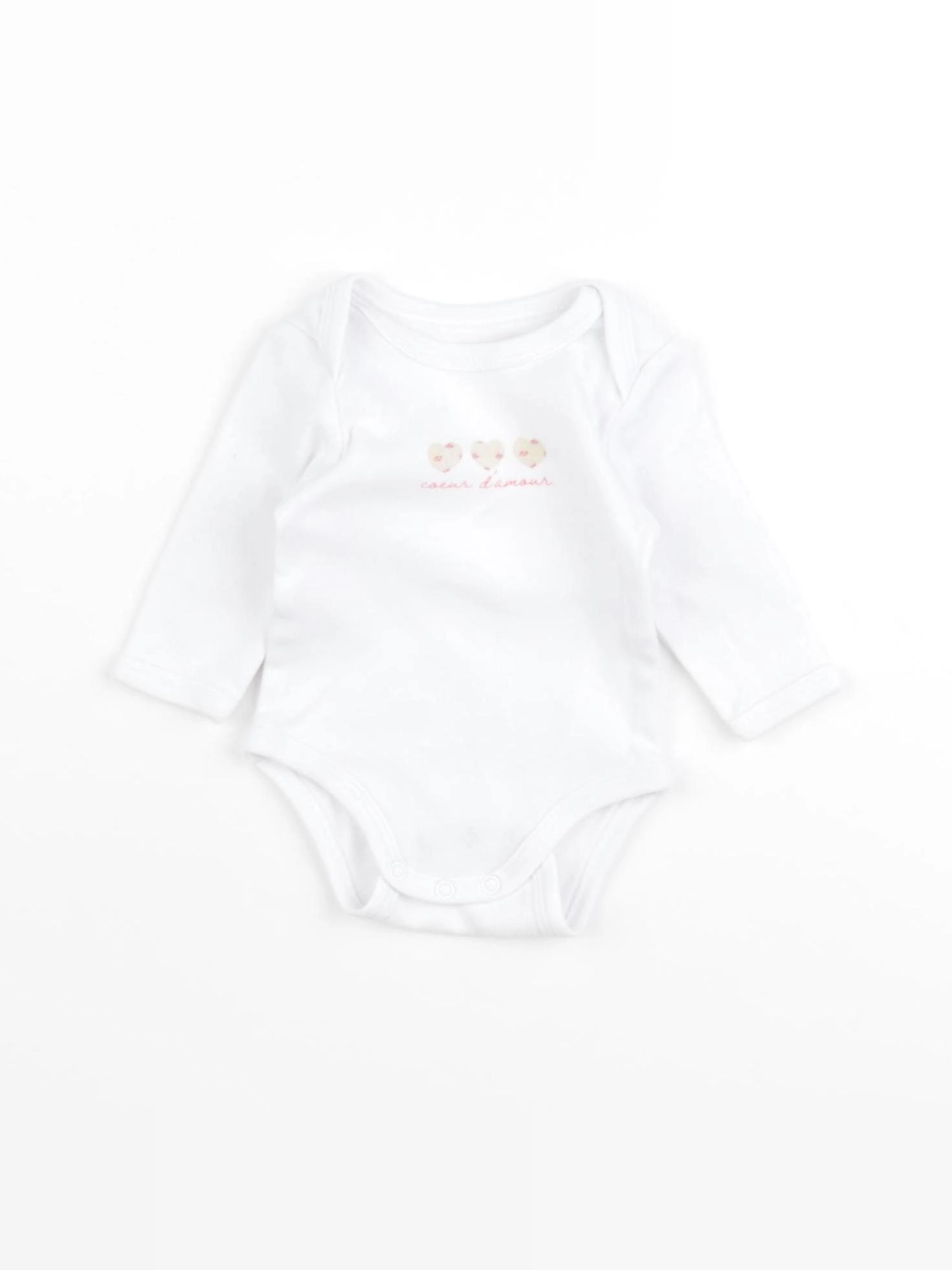 Vertbaudet - body blanc - 1 mois