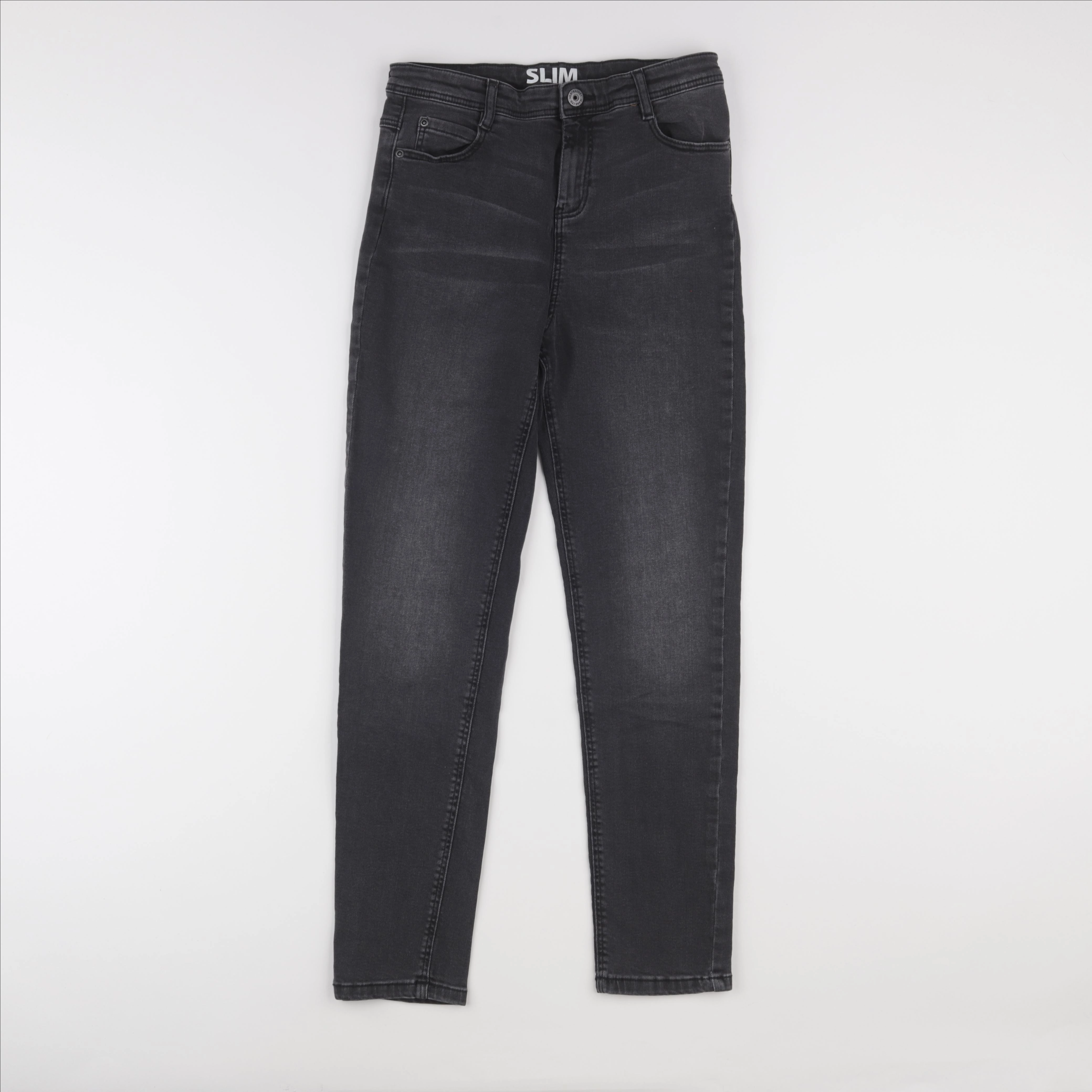 Vertbaudet - jean gris - 12 ans