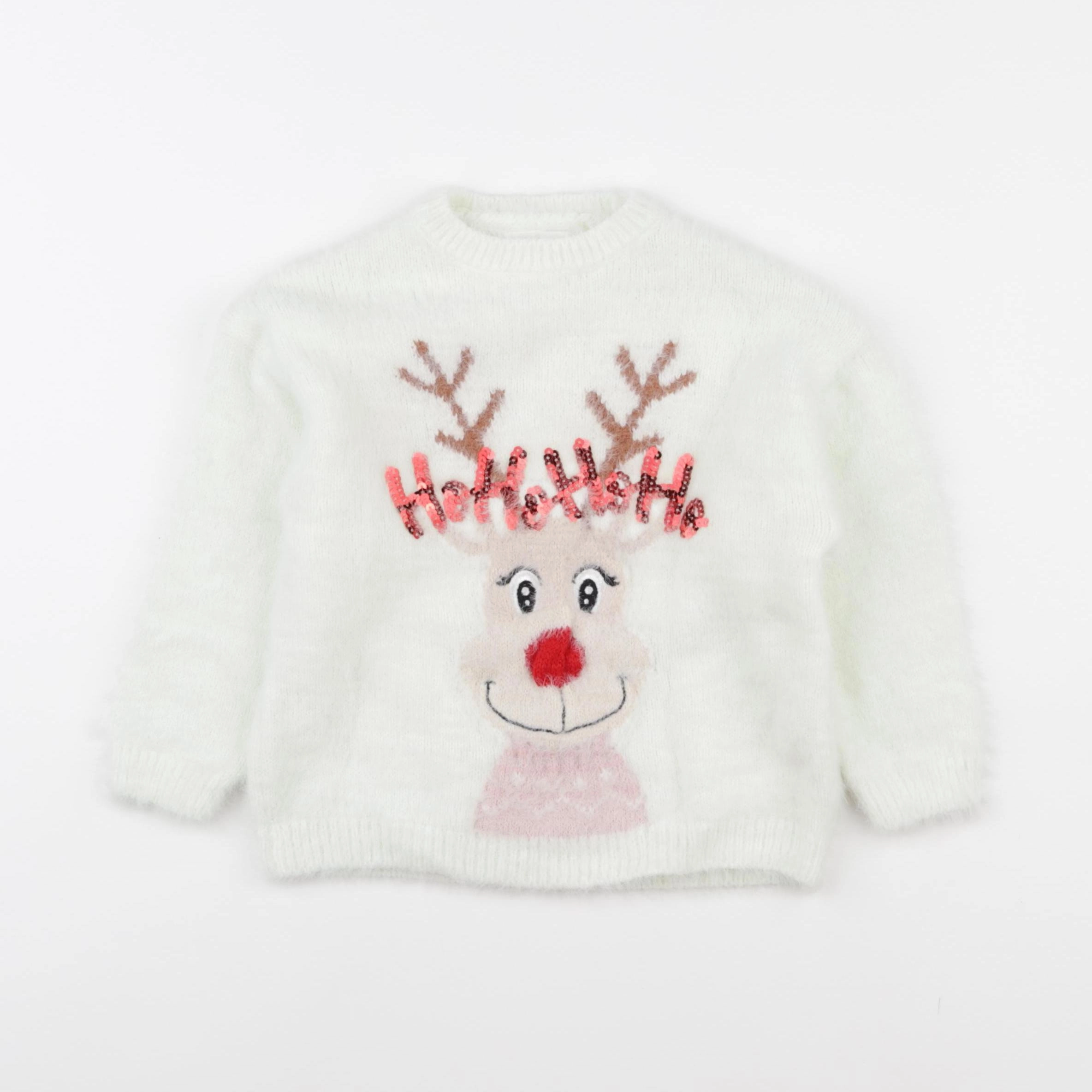 Mango - pull blanc - 5/6 ans