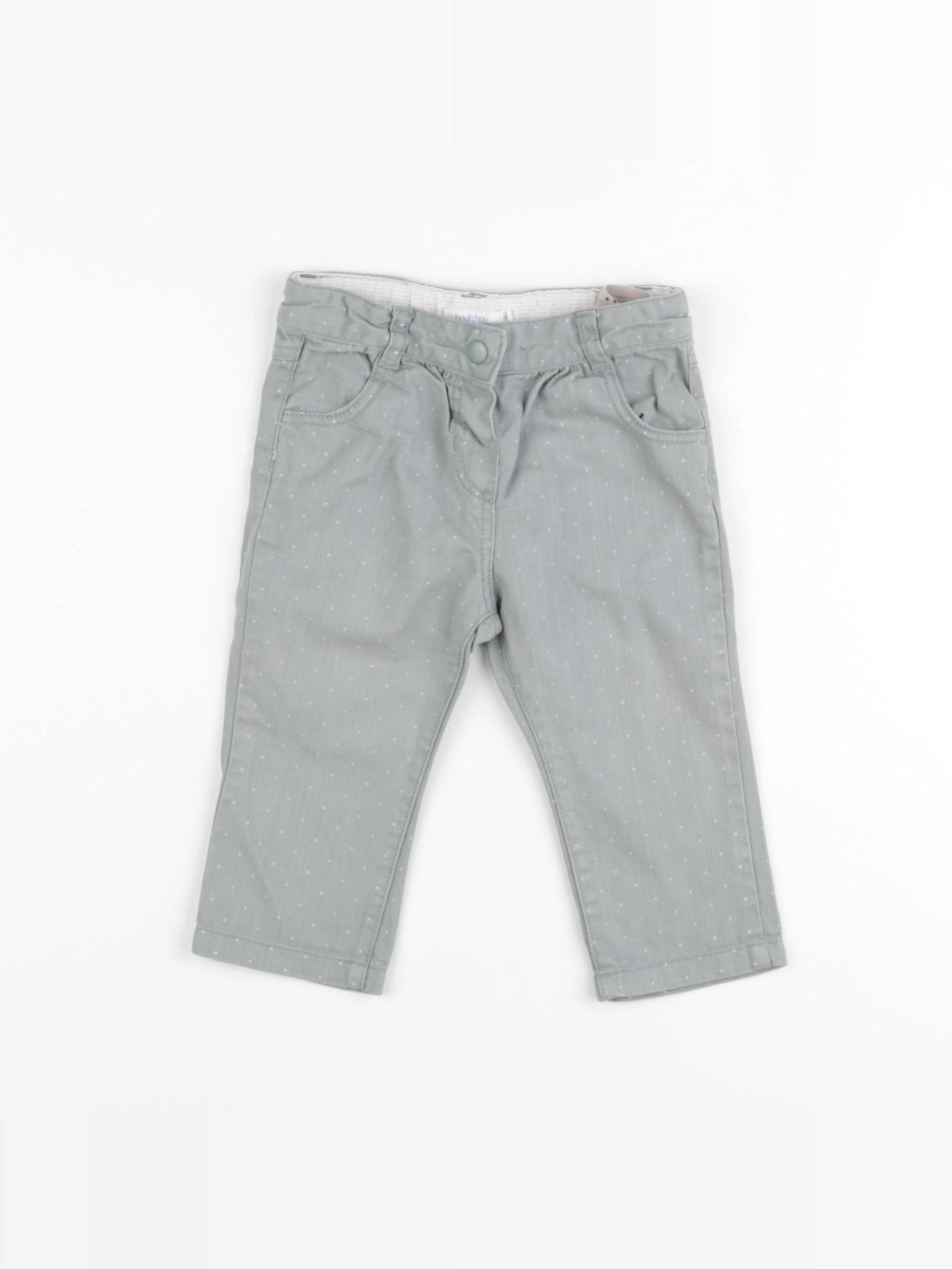 Boutchou - pantalon vert - 6 mois