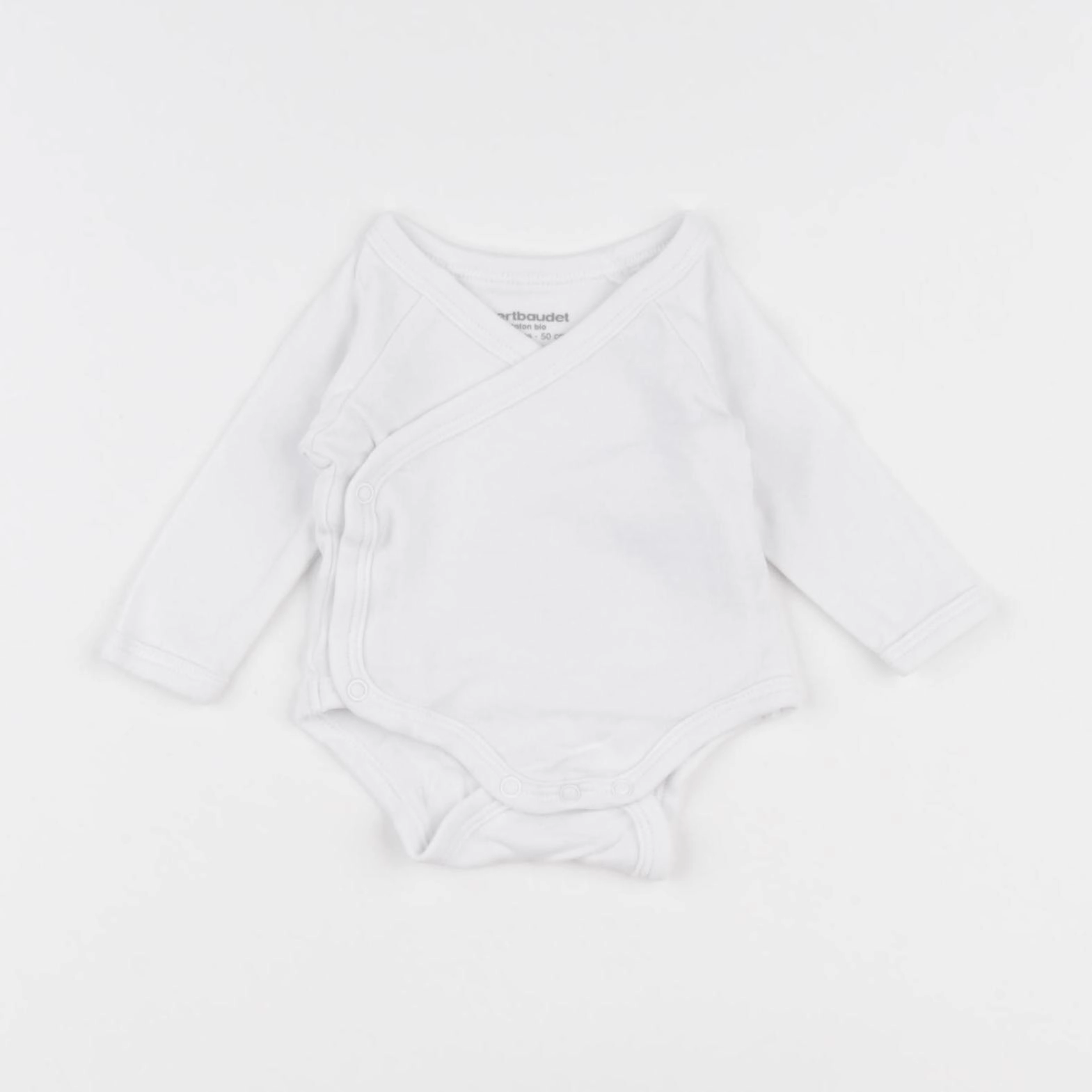 Vertbaudet - body blanc - 0 mois