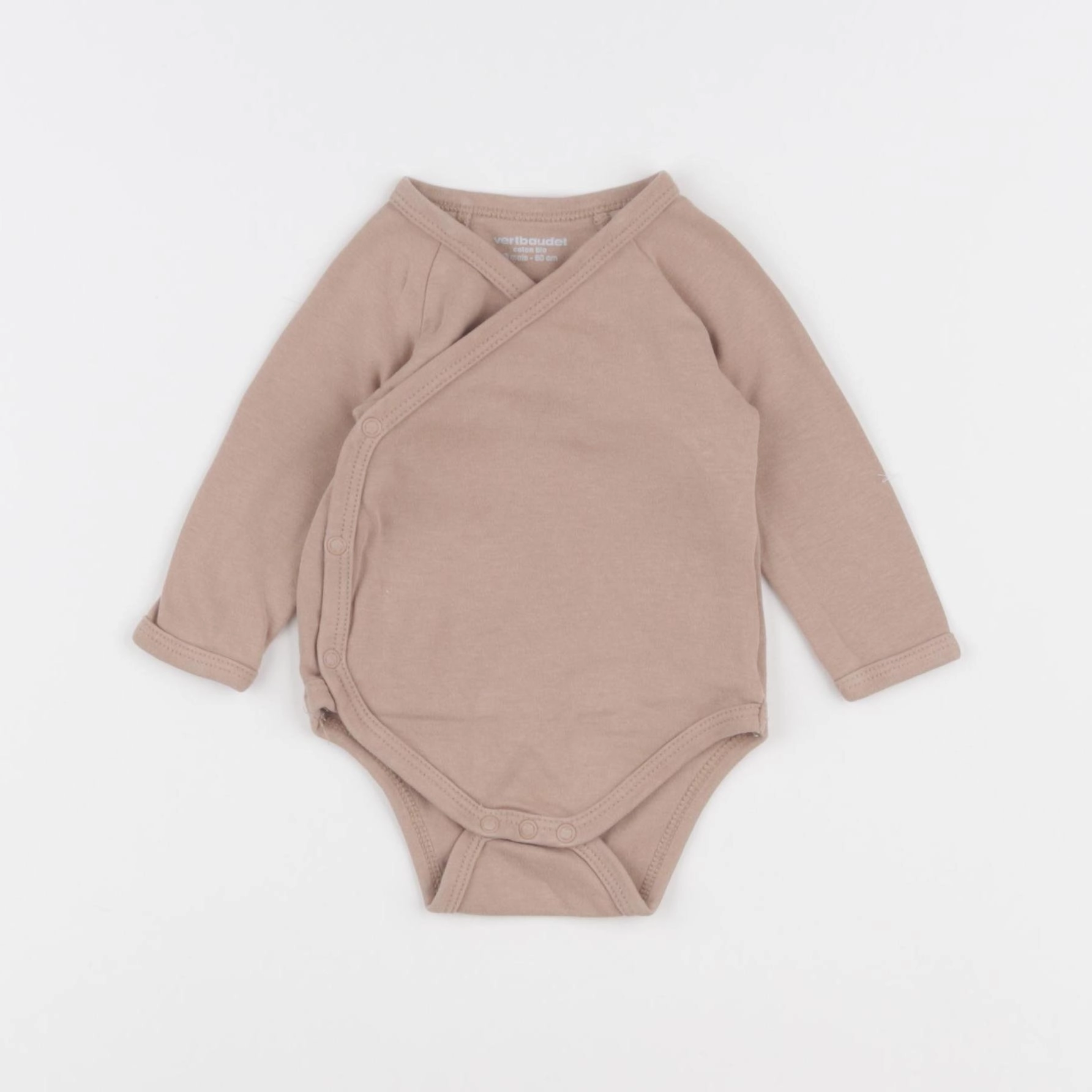 Vertbaudet - body marron - 3 mois