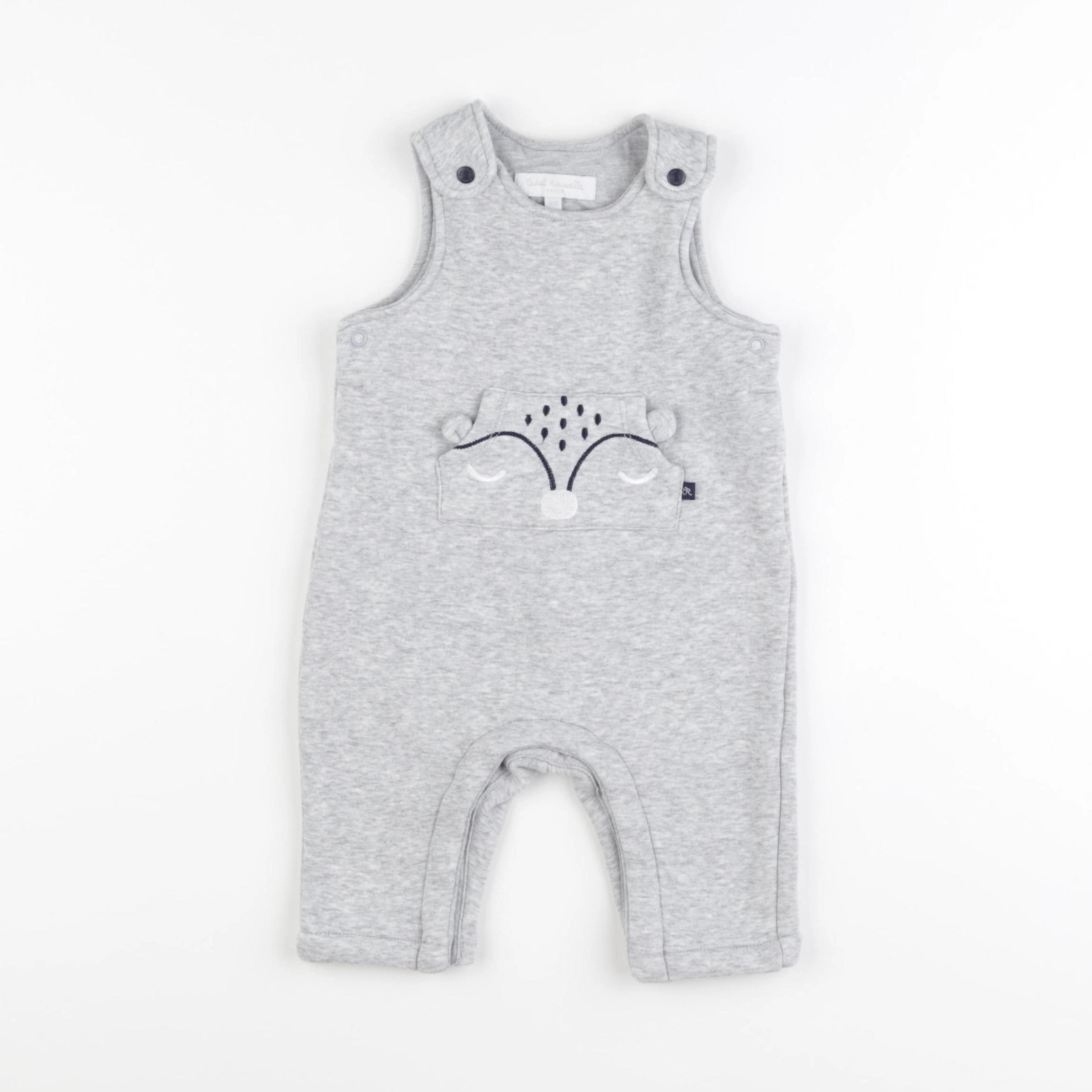 Cadet Rousselle - combinaison gris - 6 mois