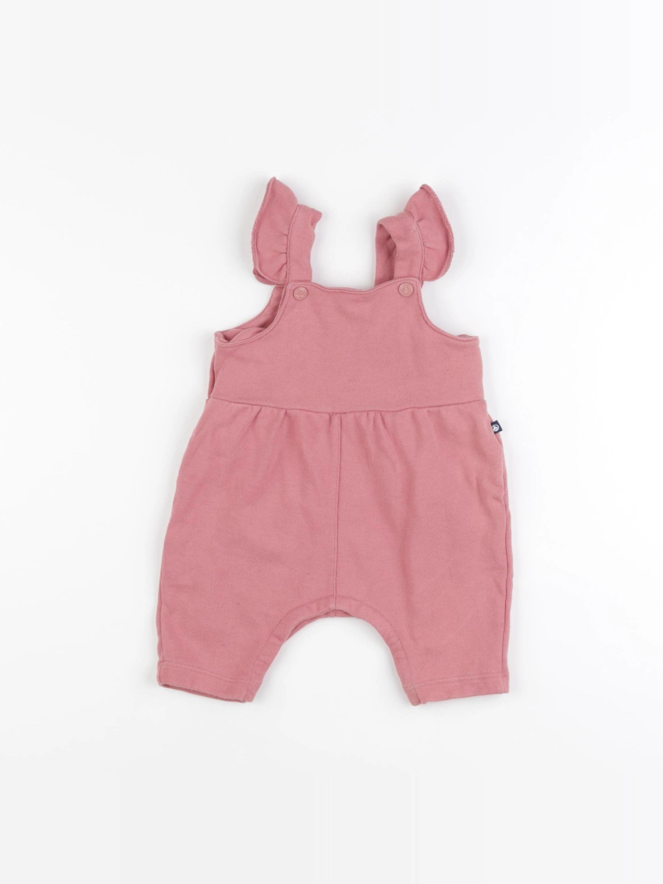 Petit Bateau - combinaison rose - 3 mois