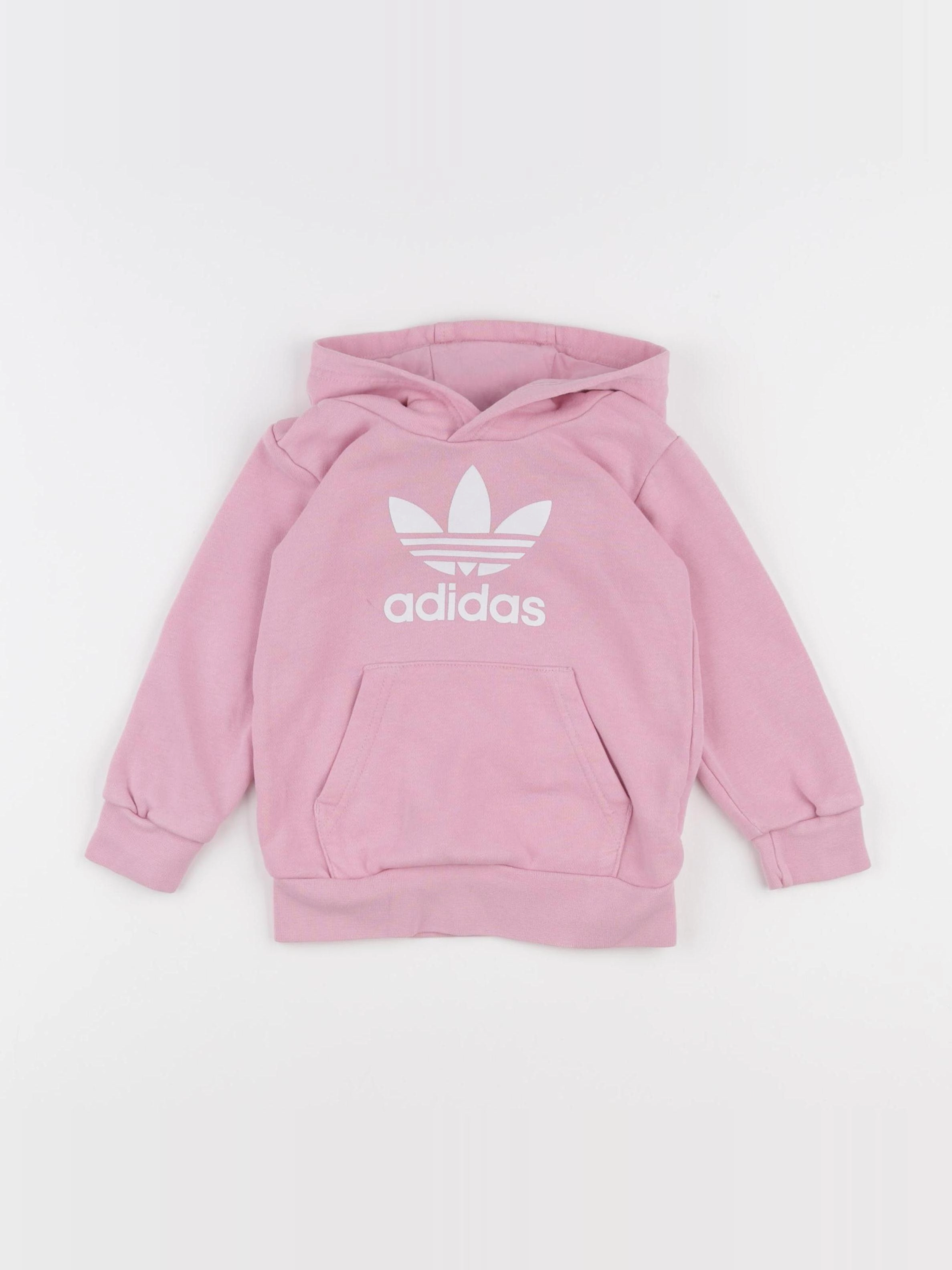 Adidas - sweat rose - 18/24 mois