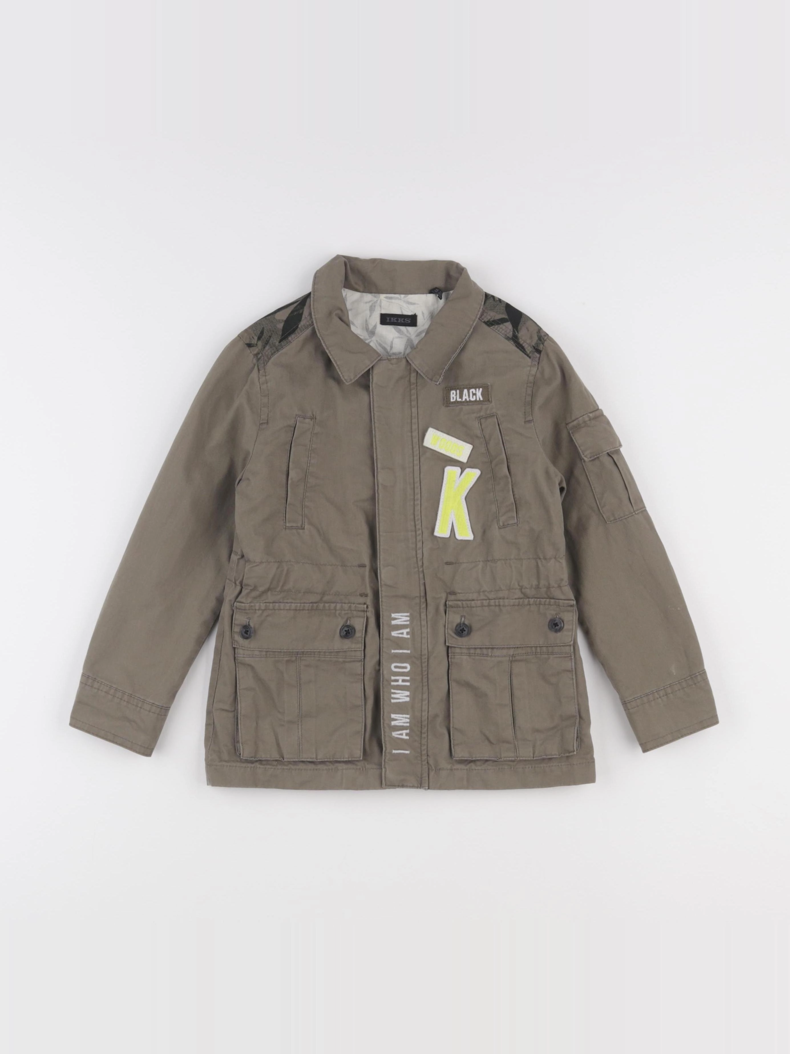 IKKS - veste imprimé au dos vert - 4 ans
