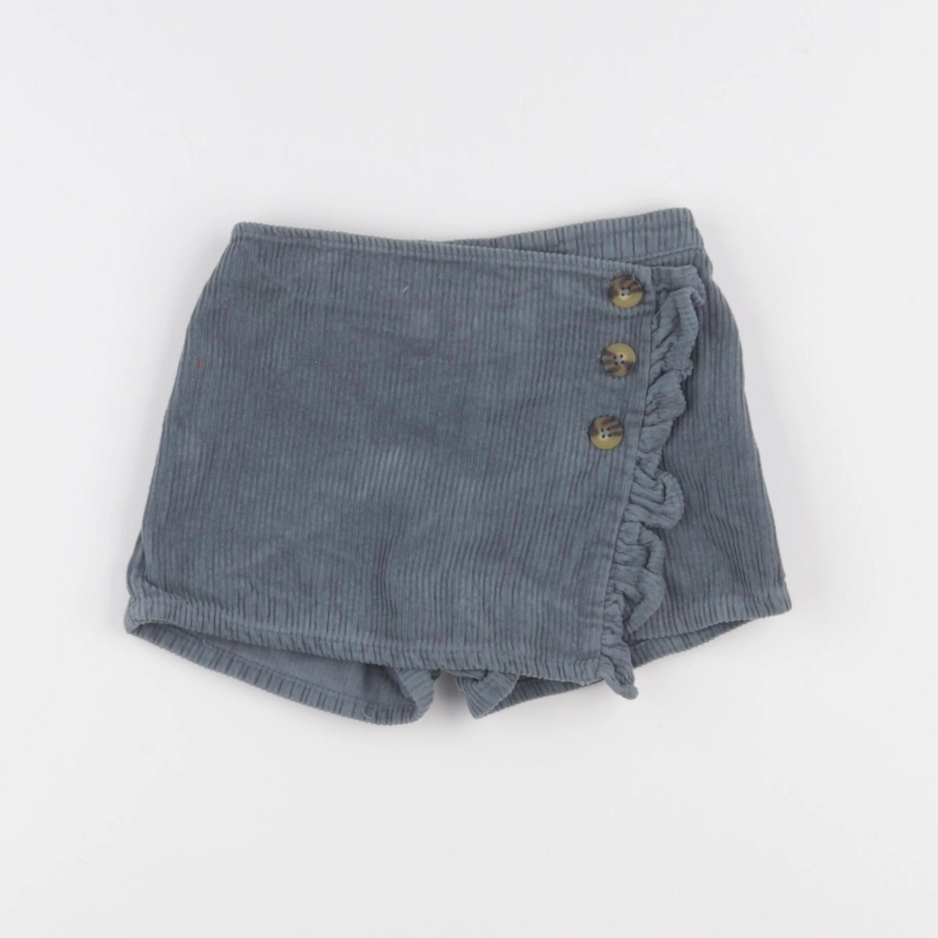 Vertbaudet - jupe short bleu - 3 ans