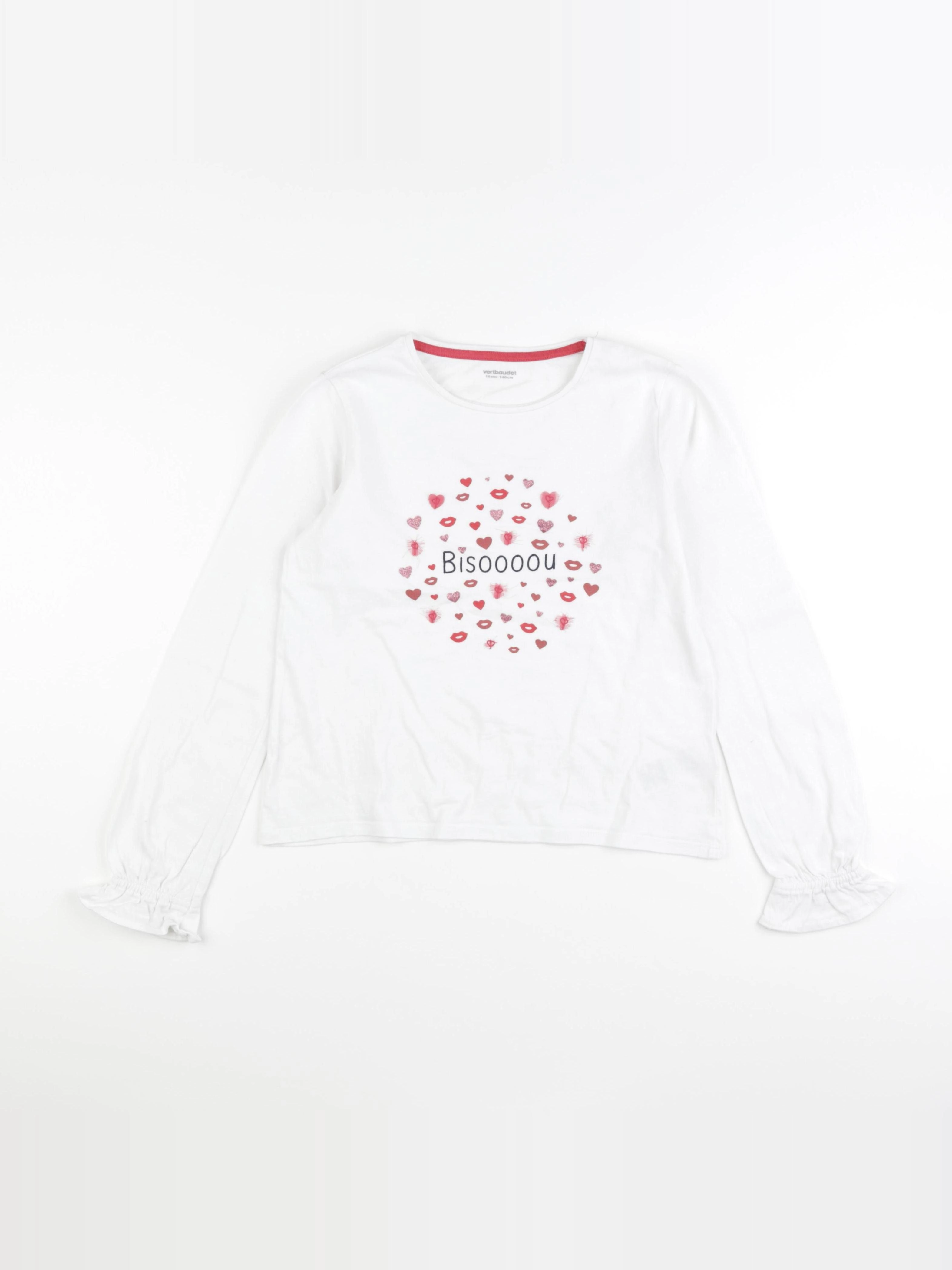 Vertbaudet - tee-shirt multicolore - 10 ans
