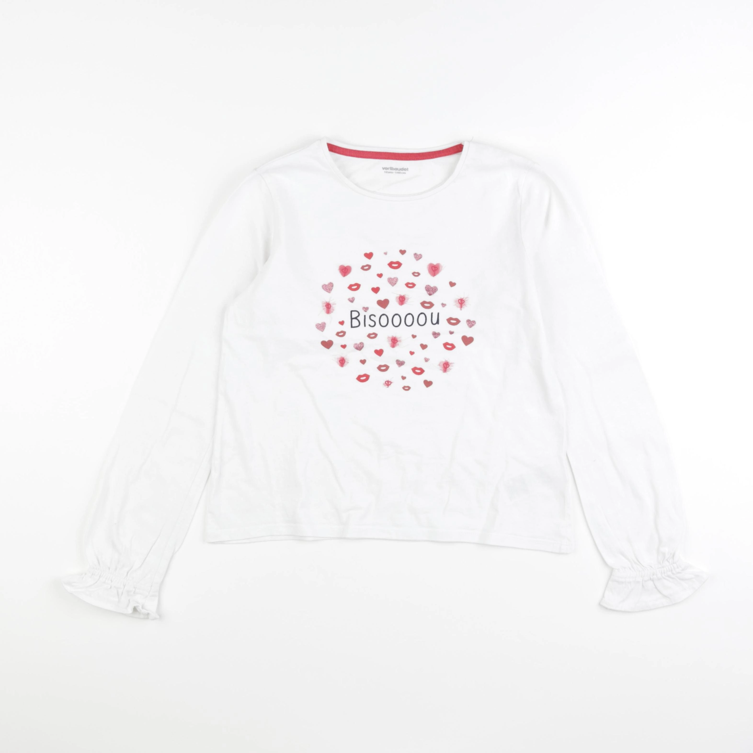 Vertbaudet - tee-shirt multicolore - 10 ans