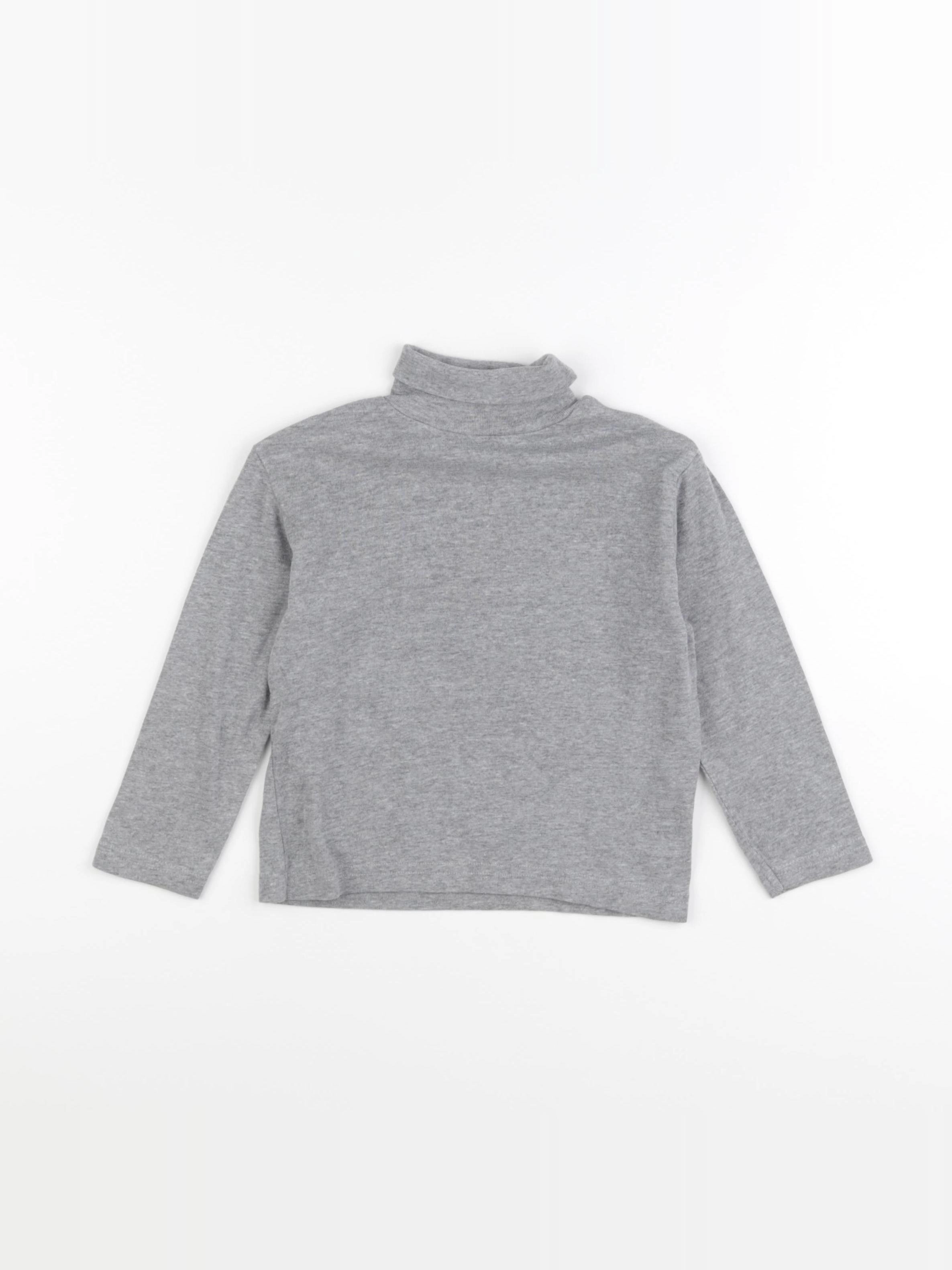 Vertbaudet - sous-pull gris - 5 ans