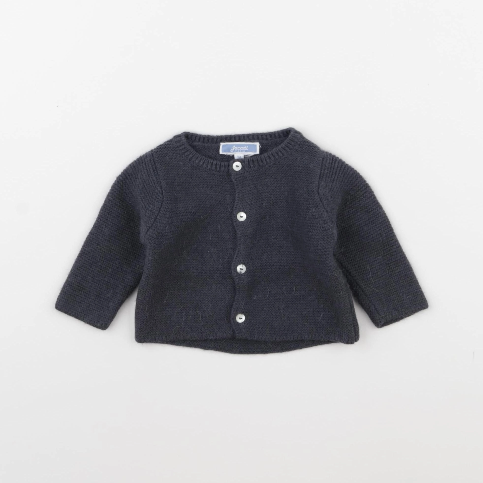 Jacadi - gilet gris - 1 mois