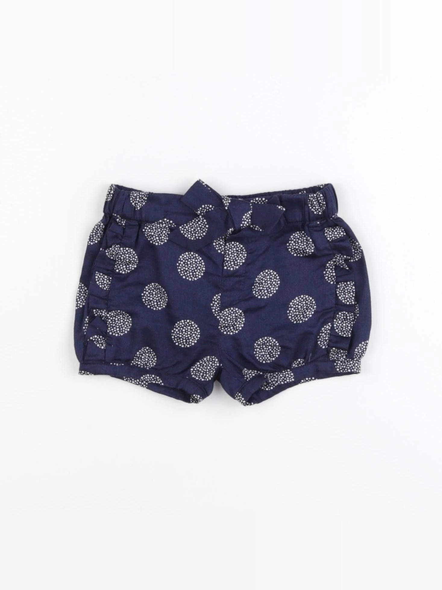 Vertbaudet - short bleu - 9 mois